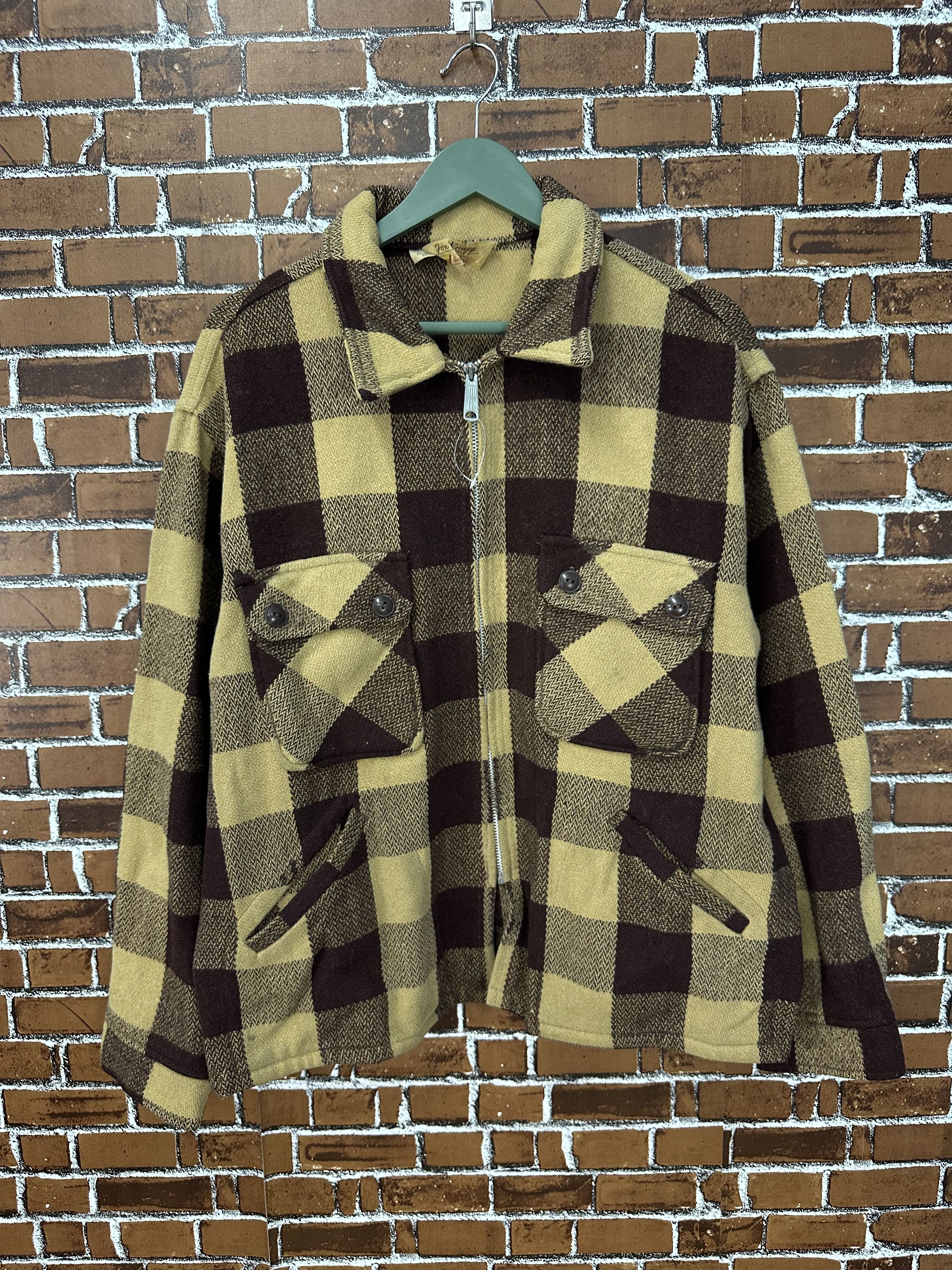 Vintage Vintage 50s Fox Knapp Usa Wool Jacket Z506 Size US L / EU 52-54 / 3 - 1 Thumbnail