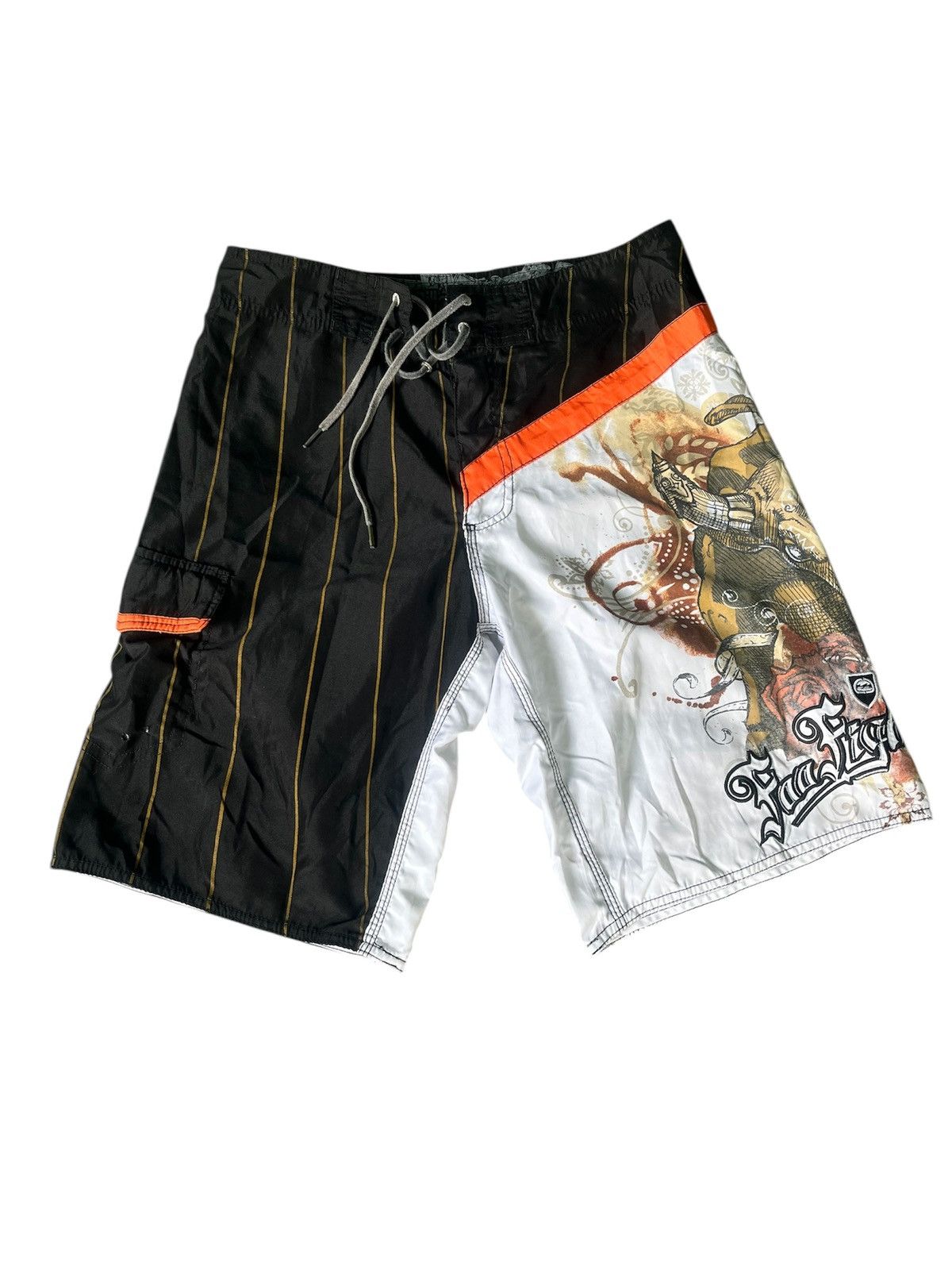Band Tees × Billabong VINTAGE RARE ALL OVER PRINT FOO FIGHTERS BILLABONG SHORTS Size US 30 / EU 46 - 2 Thumbnail