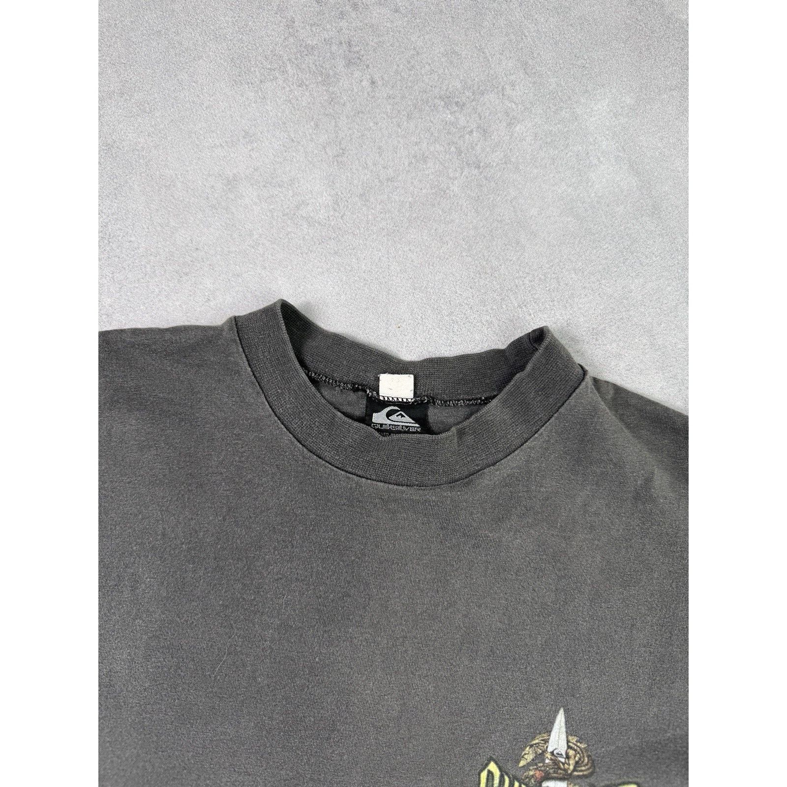 Quicksilver Vintage 90s Quicksilver Made In Australia Big Logo Surf Tee Size US M / EU 48-50 / 2 - 5 Thumbnail