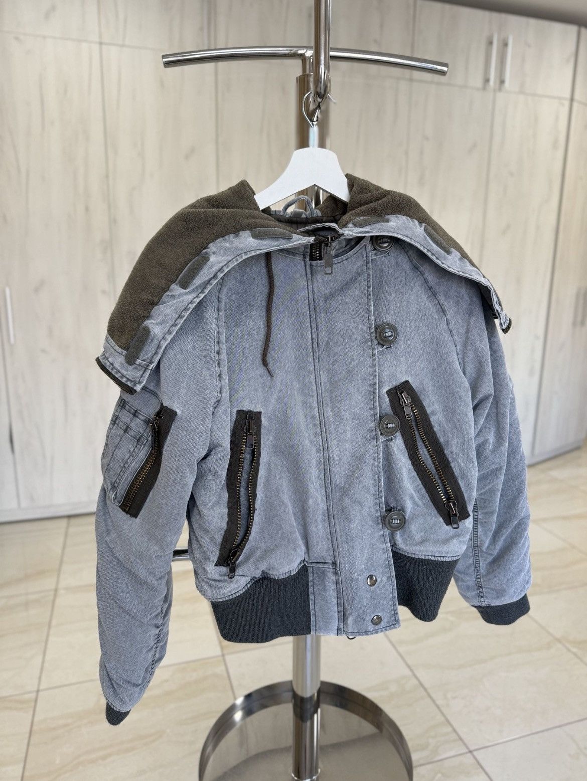 Allsaints × Vintage Vintage Allsaints N-2B fur burned flight jacket US Size US S / EU 44-46 / 1 - 2 Thumbnail