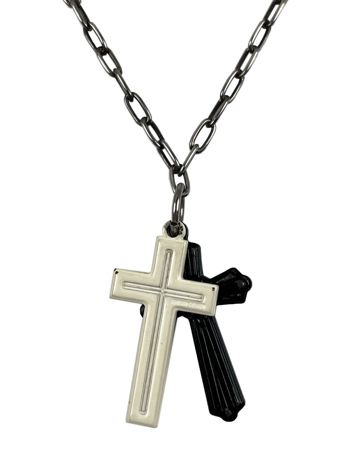 Pre-owned Jun Takahashi X Undercover Aw02 Undercover Witches Cell Division Silver Cross Necklace