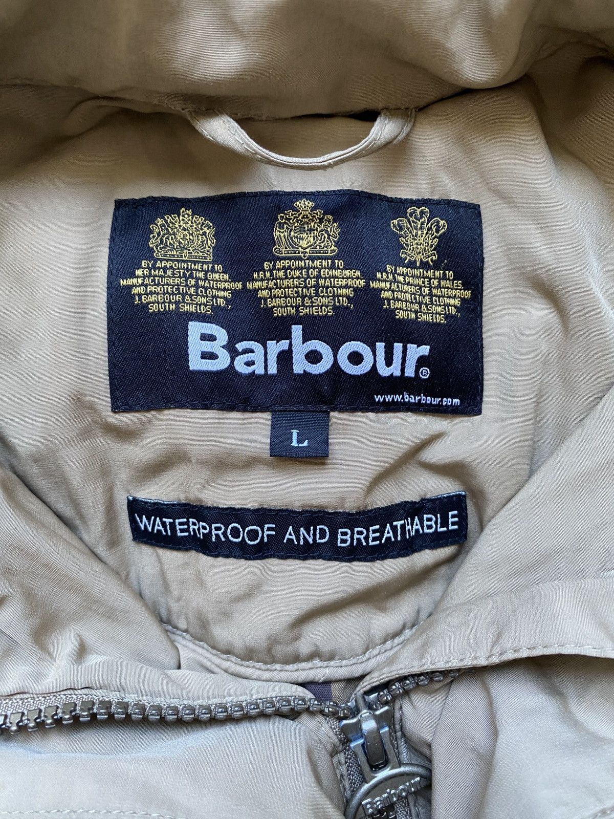 Barbour Barbour - Waterproof Jacket - Beige - Large Size US L / EU 52-54 / 3 - 13 Thumbnail