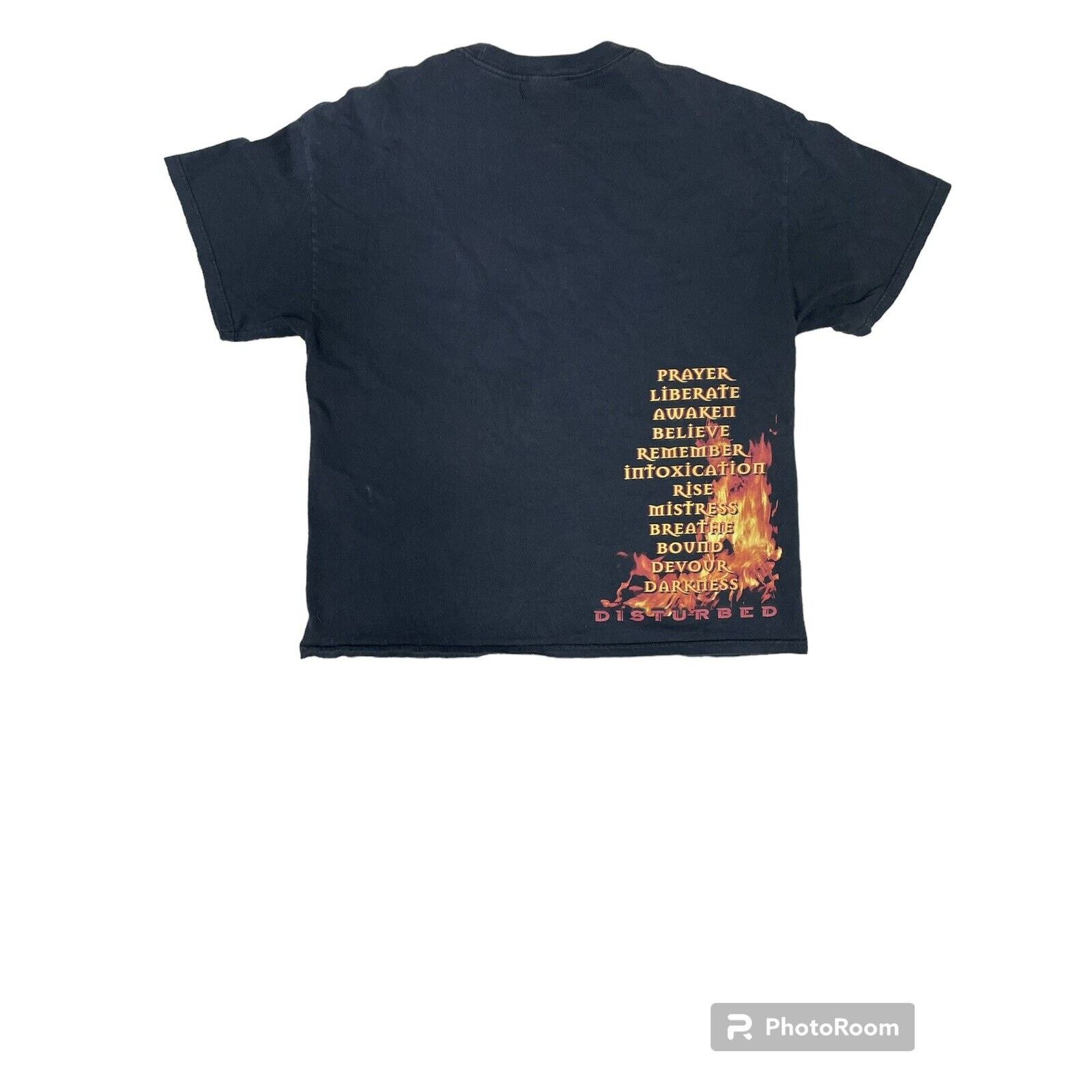 Giant Vintage Disturbed Band T-Shirt 2002 Mens XL Y2K Giant Size US XL / EU 56 / 4 - 4 Thumbnail