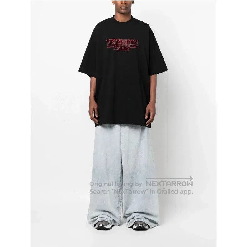 Vetements Vetements Black Loose Fit Casual T-Shirt Size US M / EU 48-50 / 2 - 1 Thumbnail