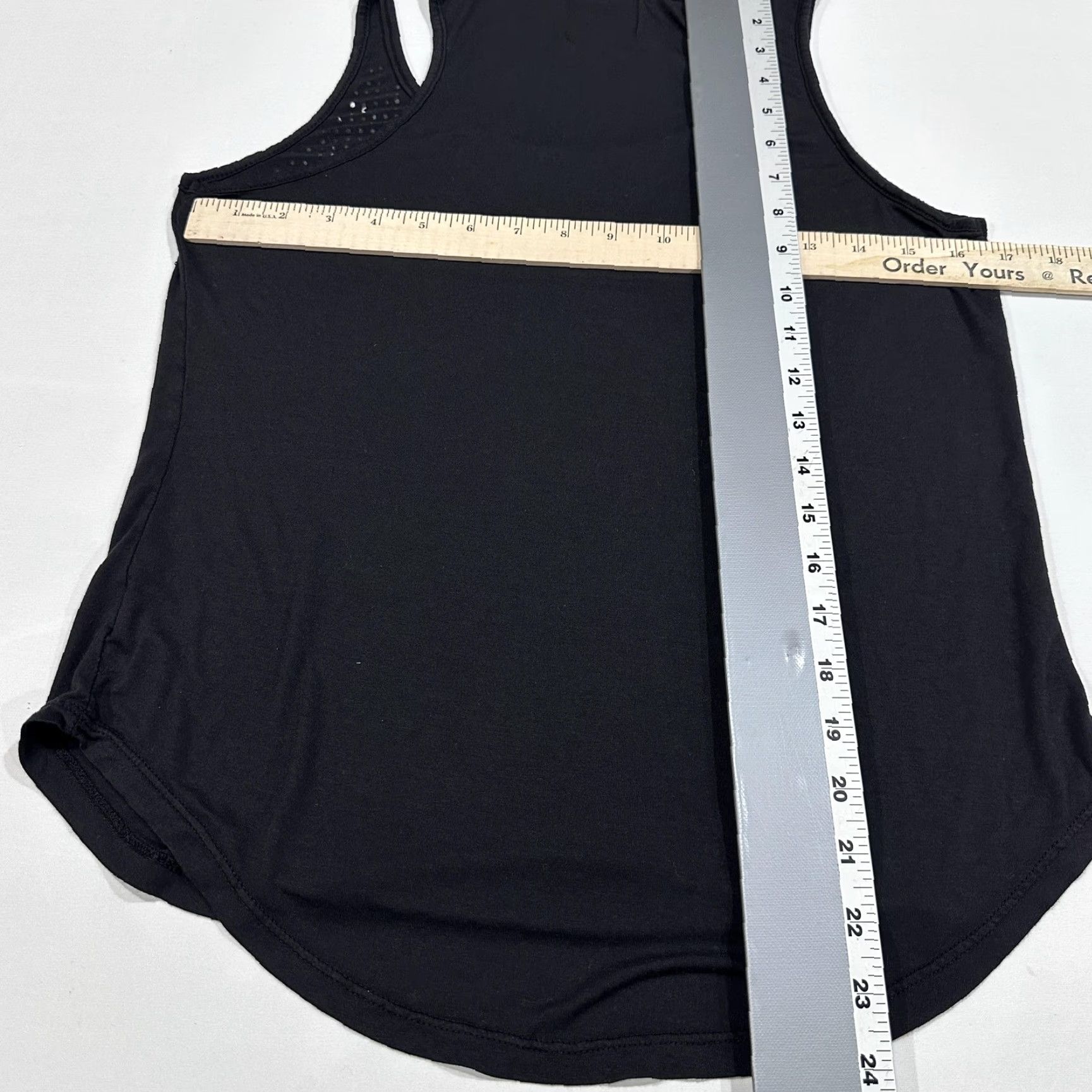 Vintage Bird Vine Tank Womens M Black Scoop Neck Bling Goth Punk Emo Grunge Made In USA Size M / US 6-8 / IT 42-44 - 5 Thumbnail