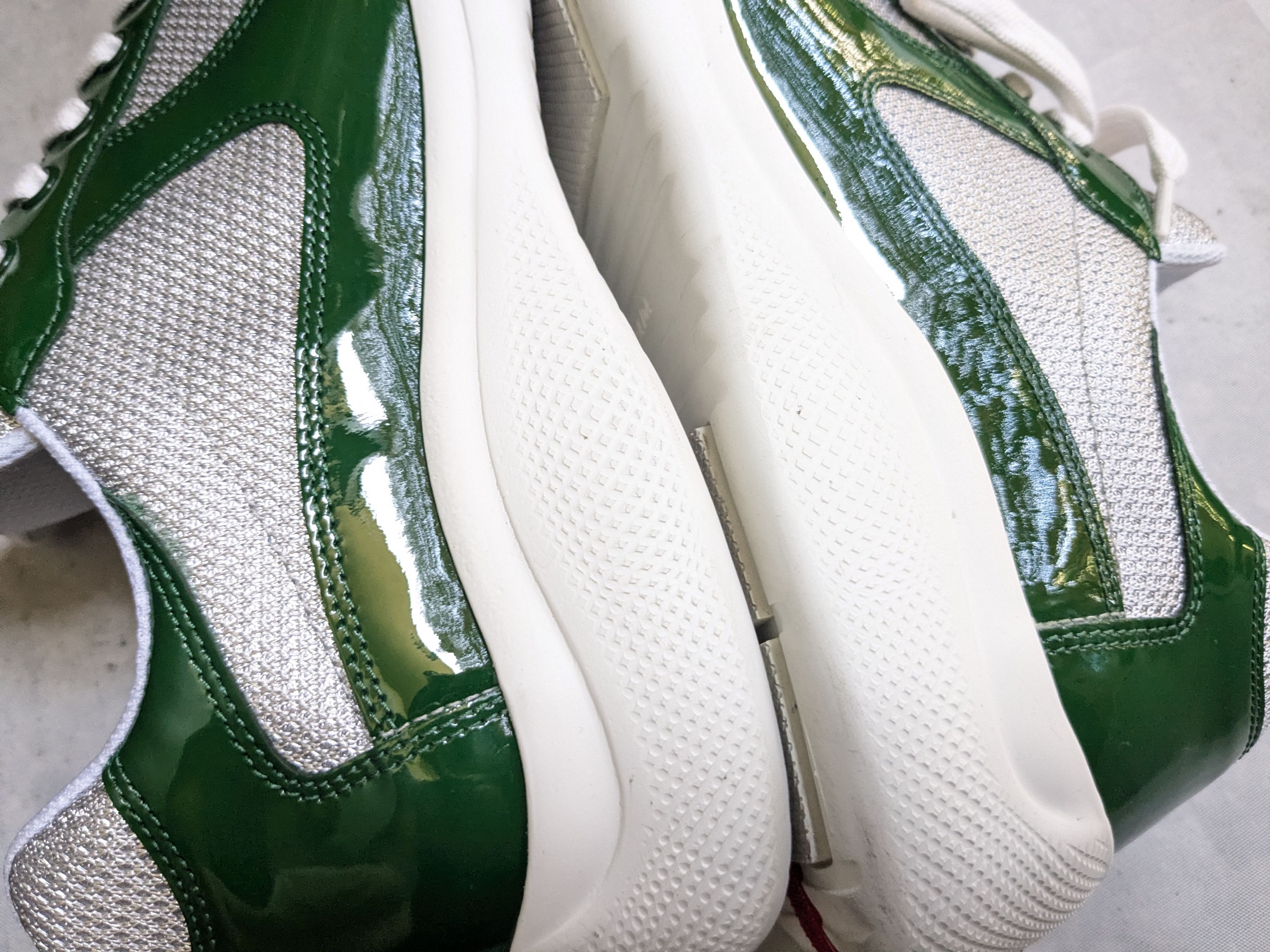 Prada Prada America's Cup Green Patent Leather 10 US Low Size US 10 / EU 43 - 10 Thumbnail