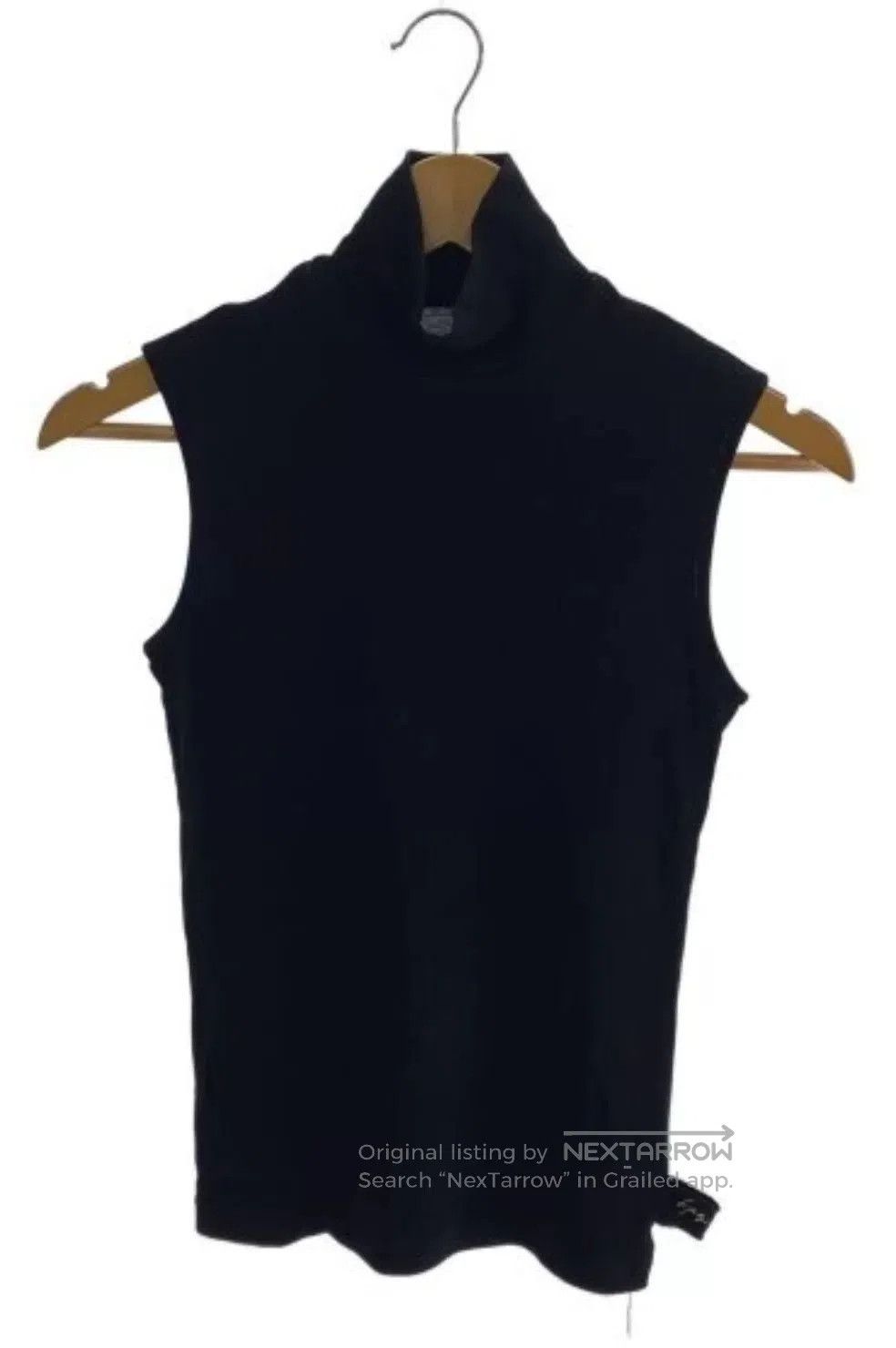 Yohji Yamamoto Yohji Yamamoto Black Sleeveless Knit Top. Size L / US 10 / IT 46 - 1 Thumbnail