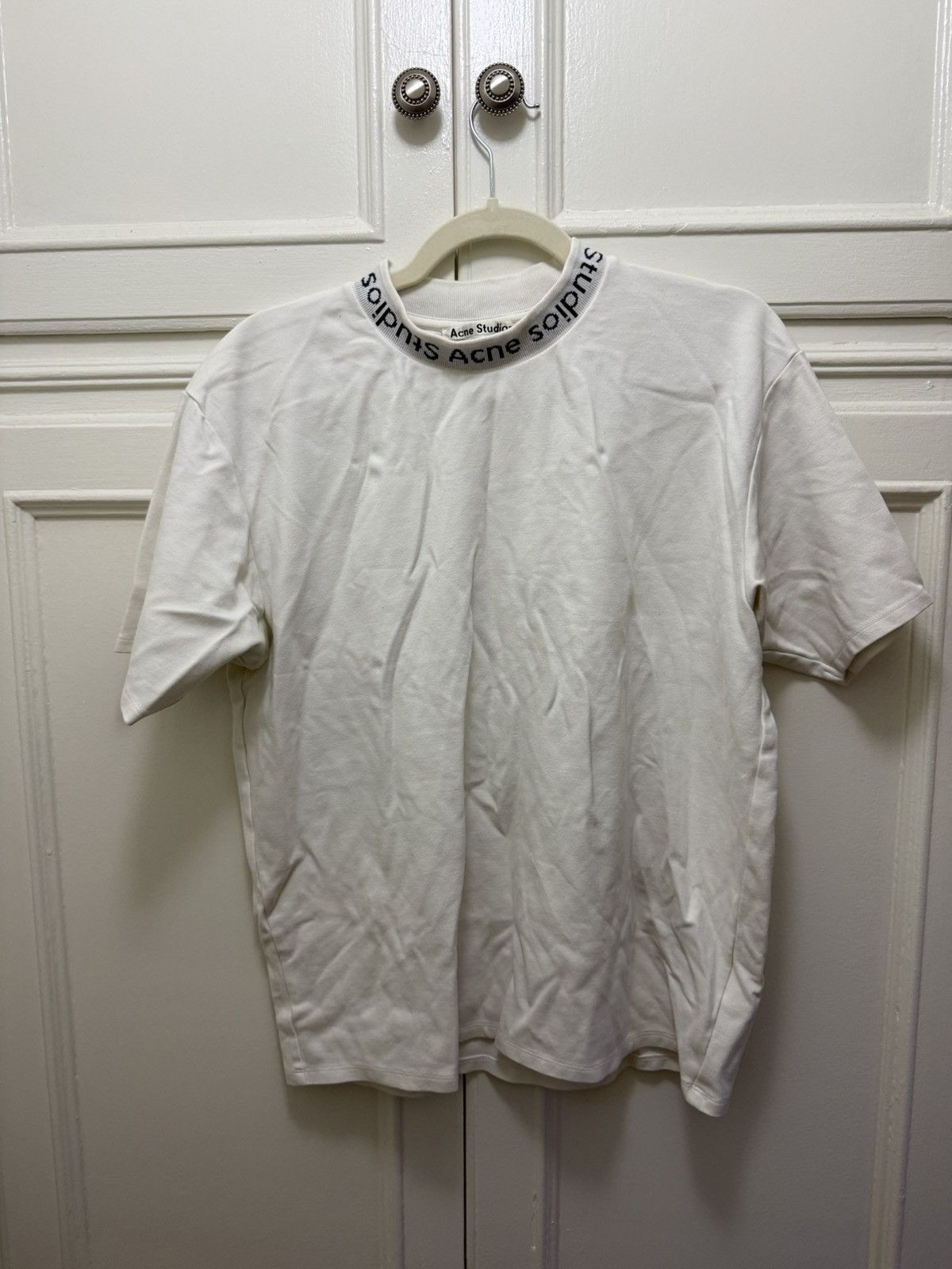 Acne Studios Navid Mock Neck T Shirt Size L