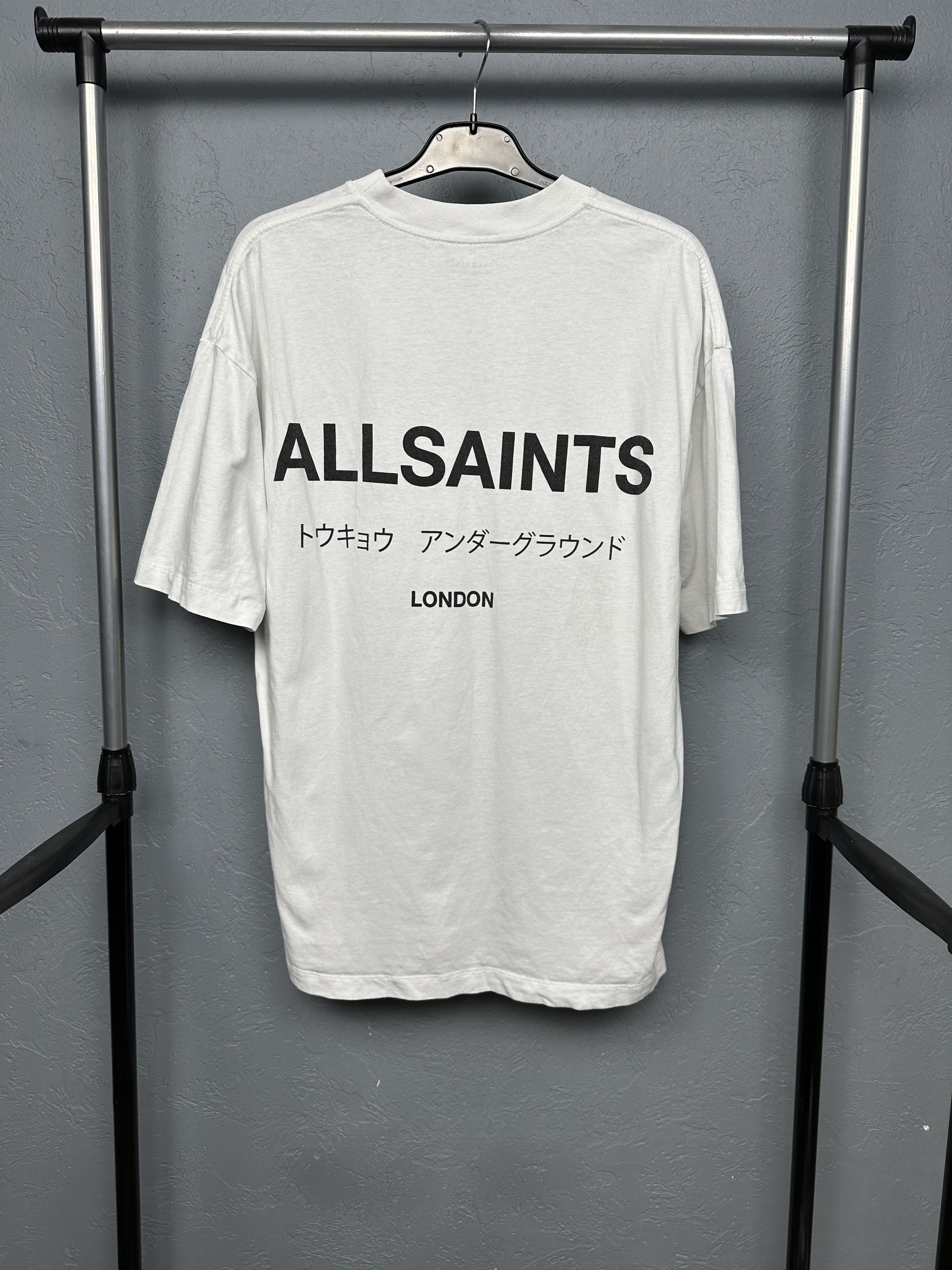 Allsaints Allsaints Mens Underground Oversized T-Shirt Size US S / EU 44-46 / 1 - 1 Thumbnail