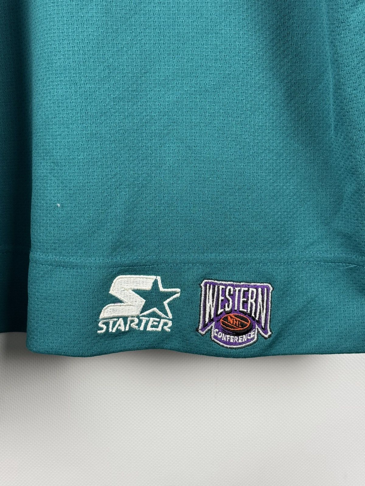 Starter VTG 90s Starter Anaheim Mighty Ducks NHL Jersey Shirt Size M Size US M / EU 48-50 / 2 - 23 Thumbnail