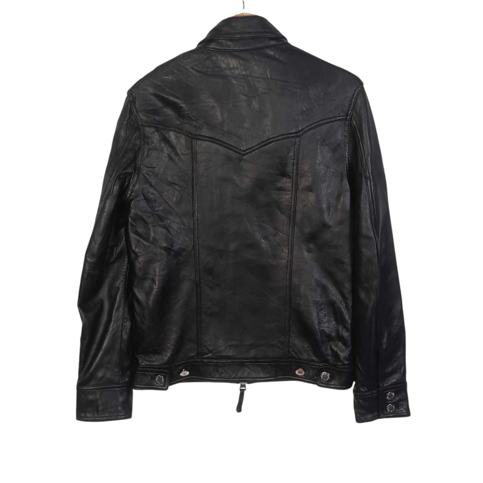 Japanese Brand Neutral Infinity Learther Men Jacket Size US M / EU 48-50 / 2 - 2 Thumbnail