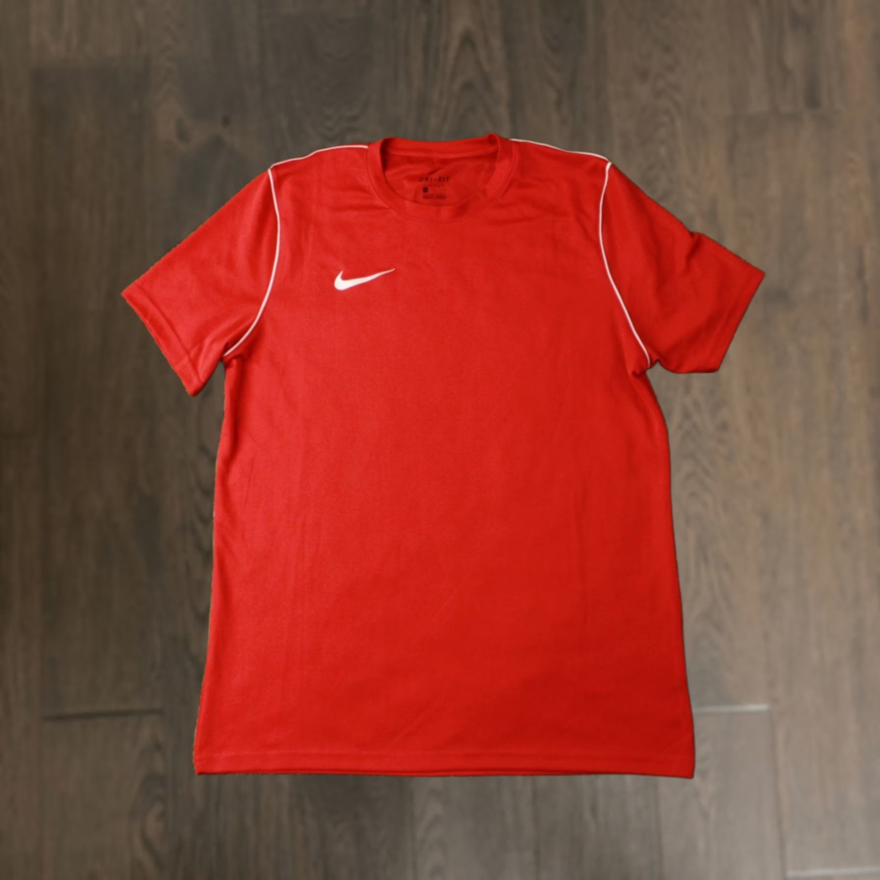 Nike Nike Dri-FIT Park Original 2020 Men Football Training Shirt Jersey Tee L Red and White Men Shirt Short Sleeve Football 2020 Nike Park Mens L Red Size US L / EU 52-54 / 3 - 1 Thumbnail