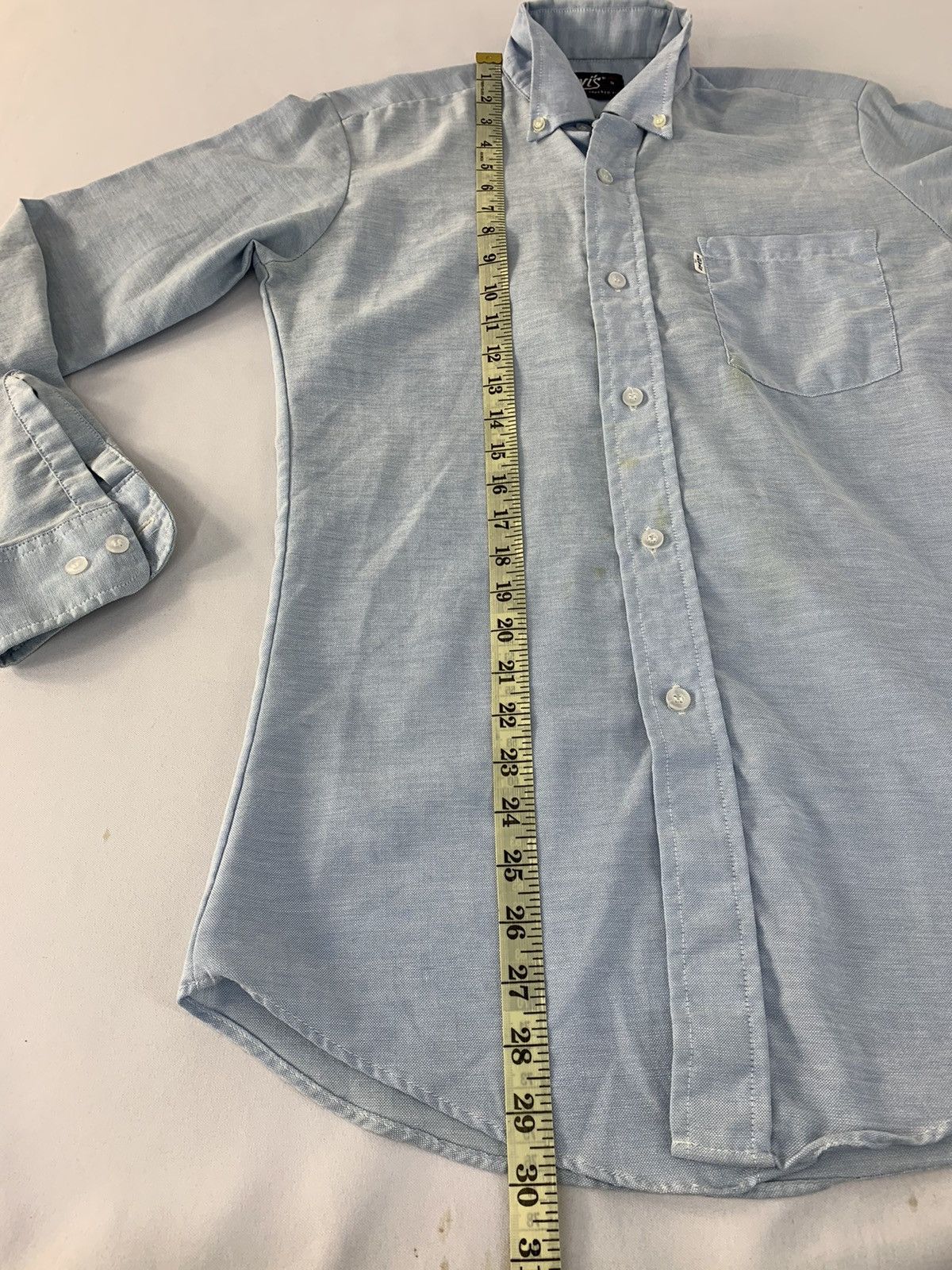 Levi's Vintage Levi’s Tapered Fit White Tab Denim Button Up Size US S / EU 44-46 / 1 - 10 Thumbnail