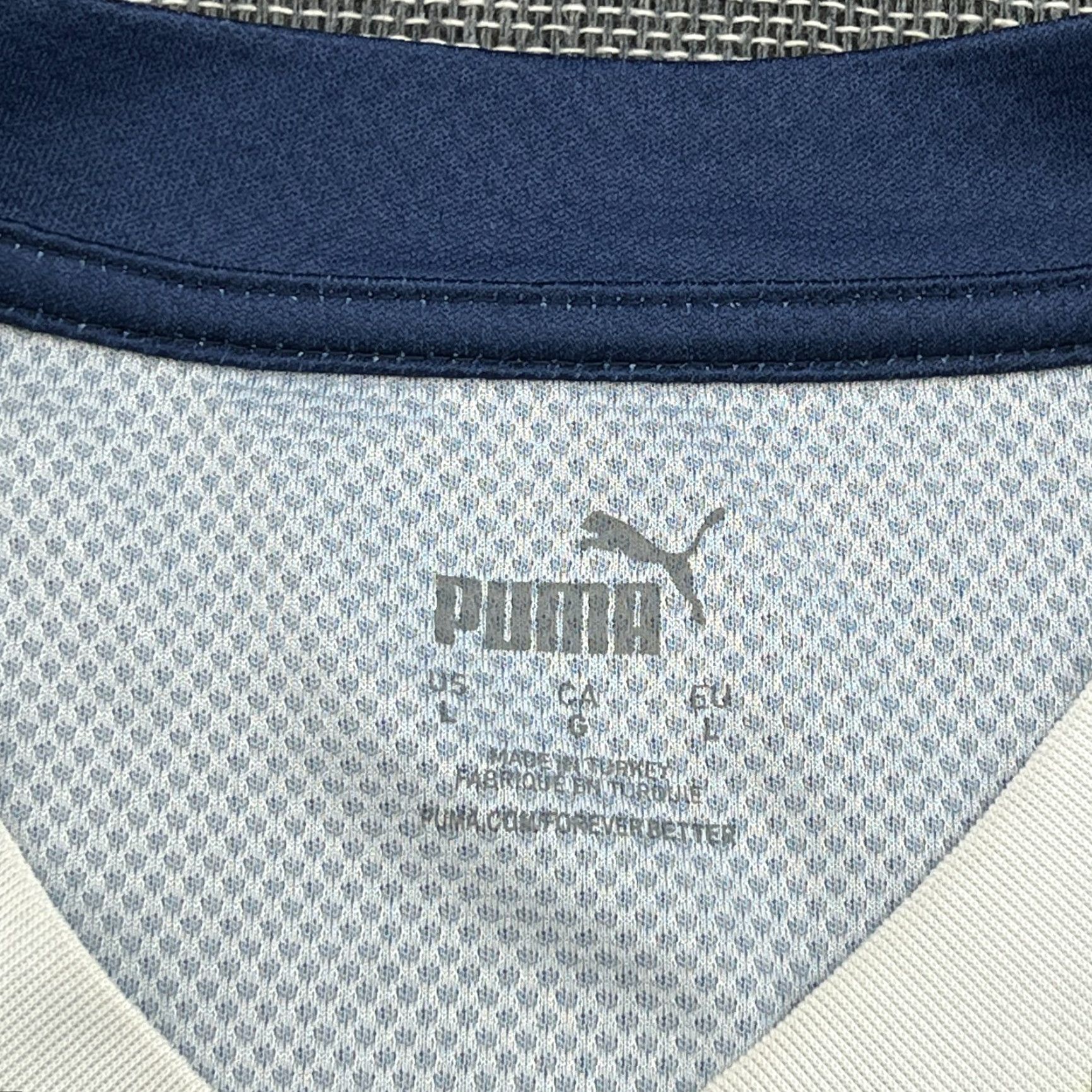 Puma PUMA Men Football Jersey Shirt Large L Multicolor Stripe Quick Dry Athletic 2023 2024 Home Feberbache Size US L / EU 52-54 / 3 - 6 Thumbnail