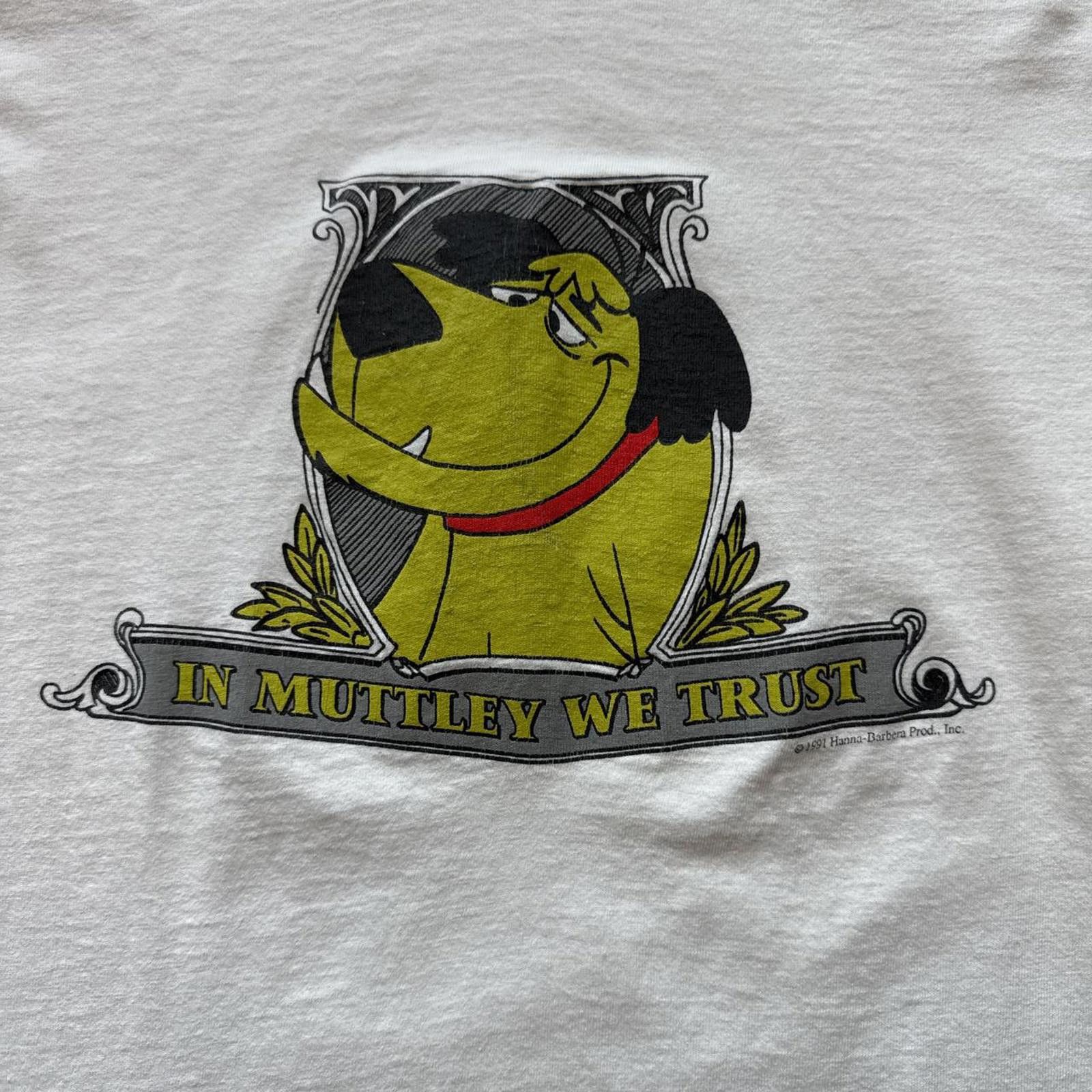 Anvil In Muttley We Trust Vintage Cartoon 1991 Long Sleeve T-Shirt Size US M / EU 48-50 / 2 - 3 Thumbnail