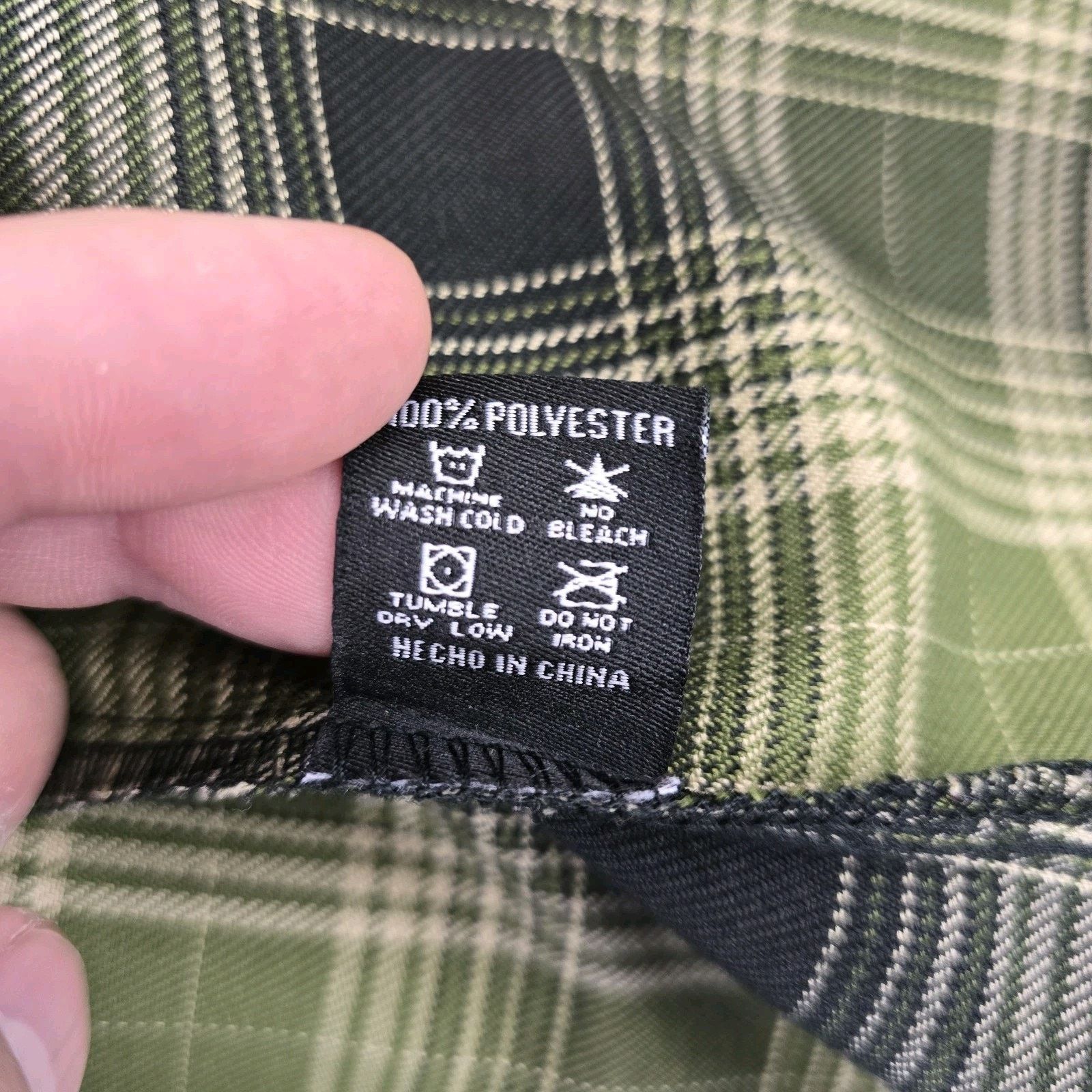 Dixxon Dixxon Action Flannel Shirt Womens Medium Green Black Plaid Size M / US 6-8 / IT 42-44 - 8 Thumbnail