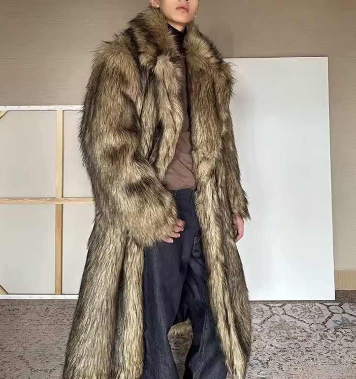 Other Faux Fur Designer Streetwear Maxi Winter Warm Men’s Coat Size US XL / EU 56 / 4 - 12 Thumbnail