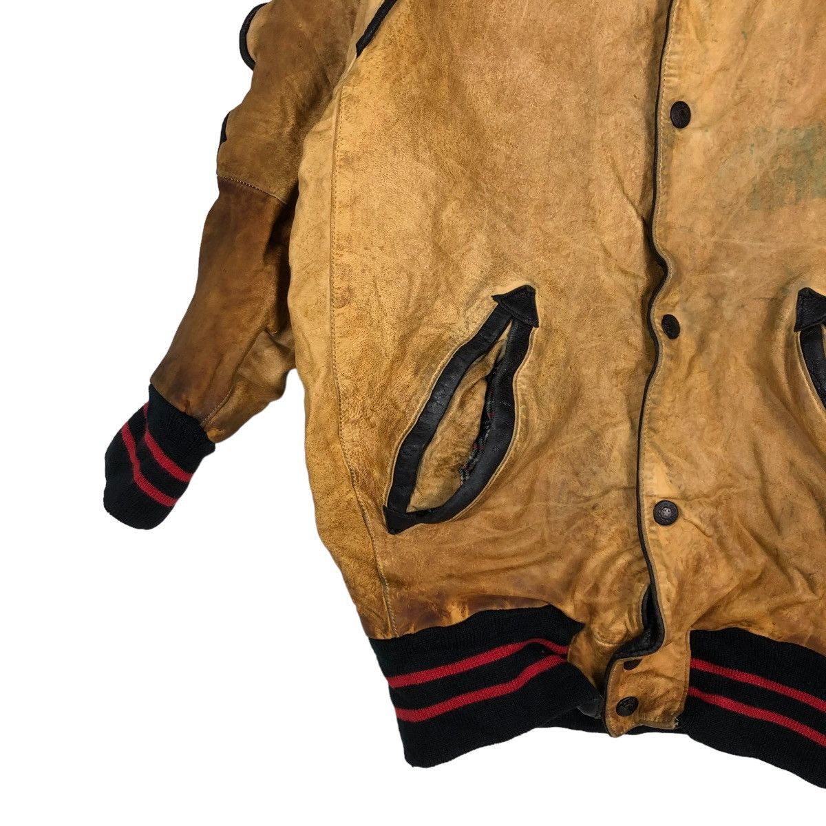 Japanese Brand 🔥VINTAGE LEATHER JACKET NORTH BEACH LEATHER ISSEY MIYAKE Size US S / EU 44-46 / 1 - 6 Thumbnail