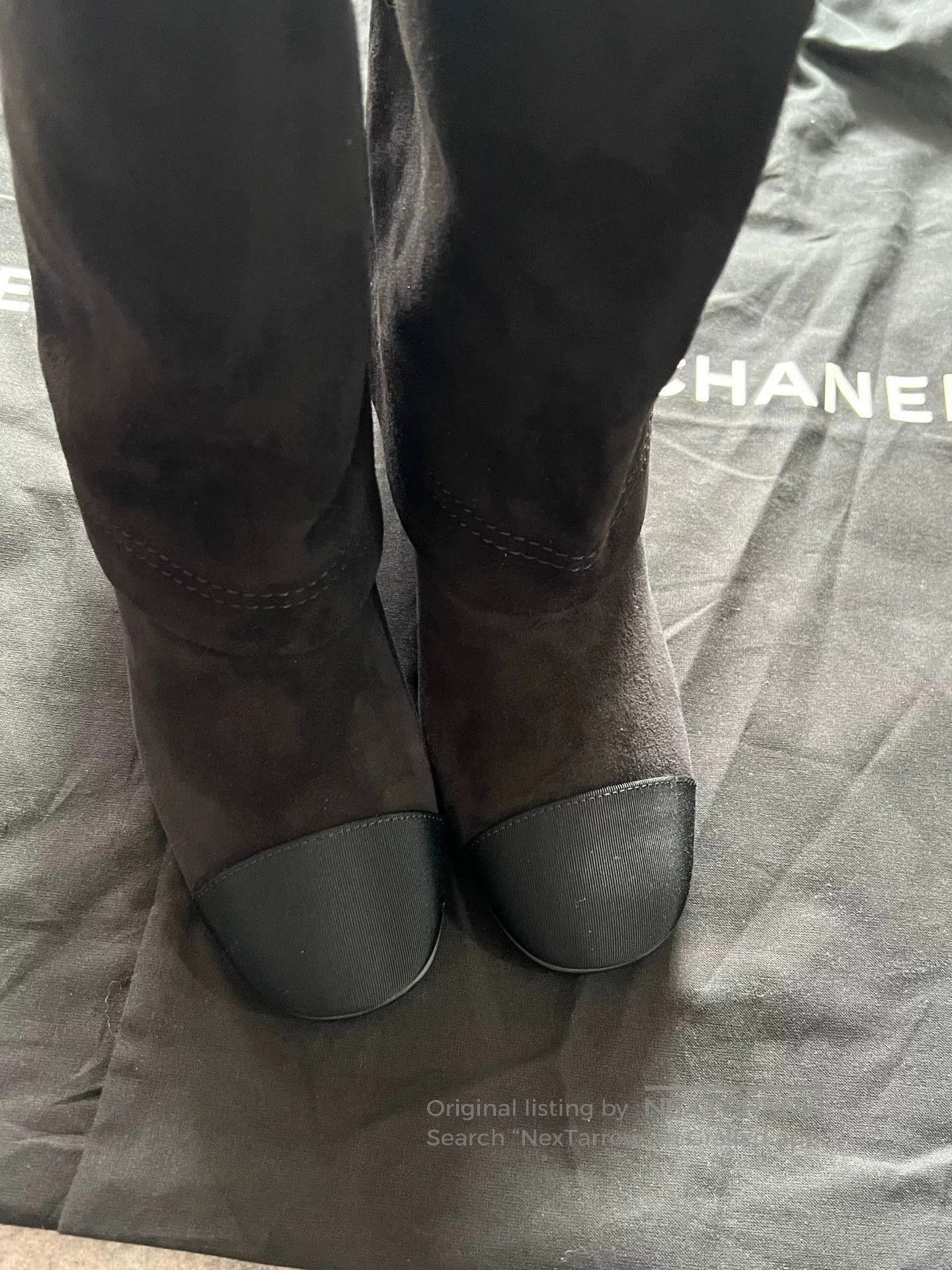 Chanel Chanel Velvet Suede Tall Boots Size 37. Size US 6 / IT 36 - 5 Thumbnail