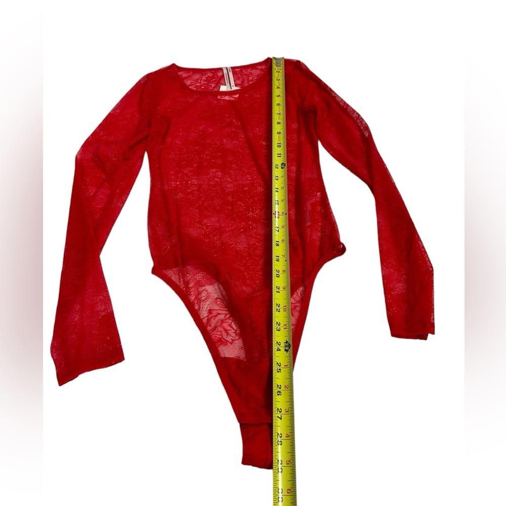 Designer Anthropologie l NWT The Harlowe Lace Bodysuit XS Size XS / US 0-2 / IT 36-38 - 4 Thumbnail