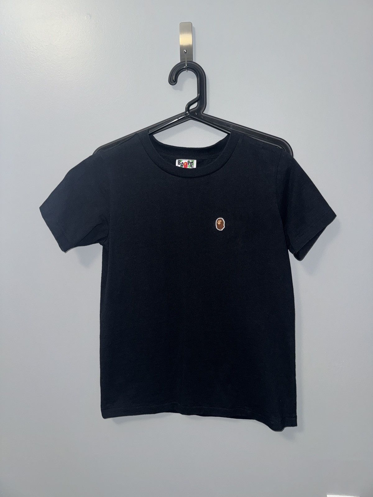 Bape Bape plain black tee with bape head logo Size XS / US 0-2 / IT 36-38 - 1 Thumbnail