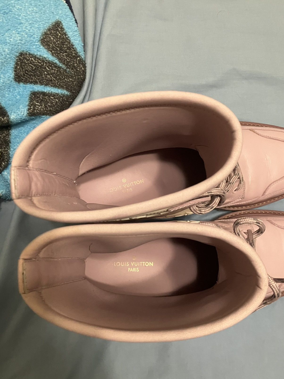 Louis Vuitton Louis Vuitton Pink/White Monogram Boots Size US 9 / EU 42 - 5 Thumbnail
