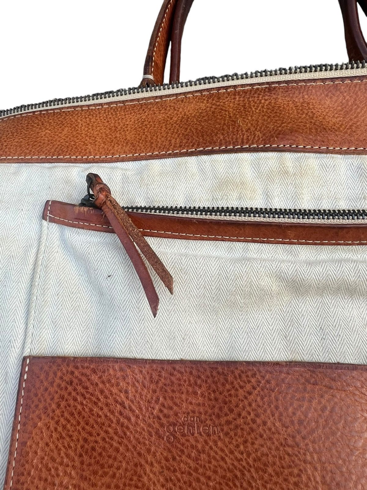 Leather dan Genten Japan Distress Muddy Patina Leather Bag Handle Size ONE SIZE - 24 Thumbnail