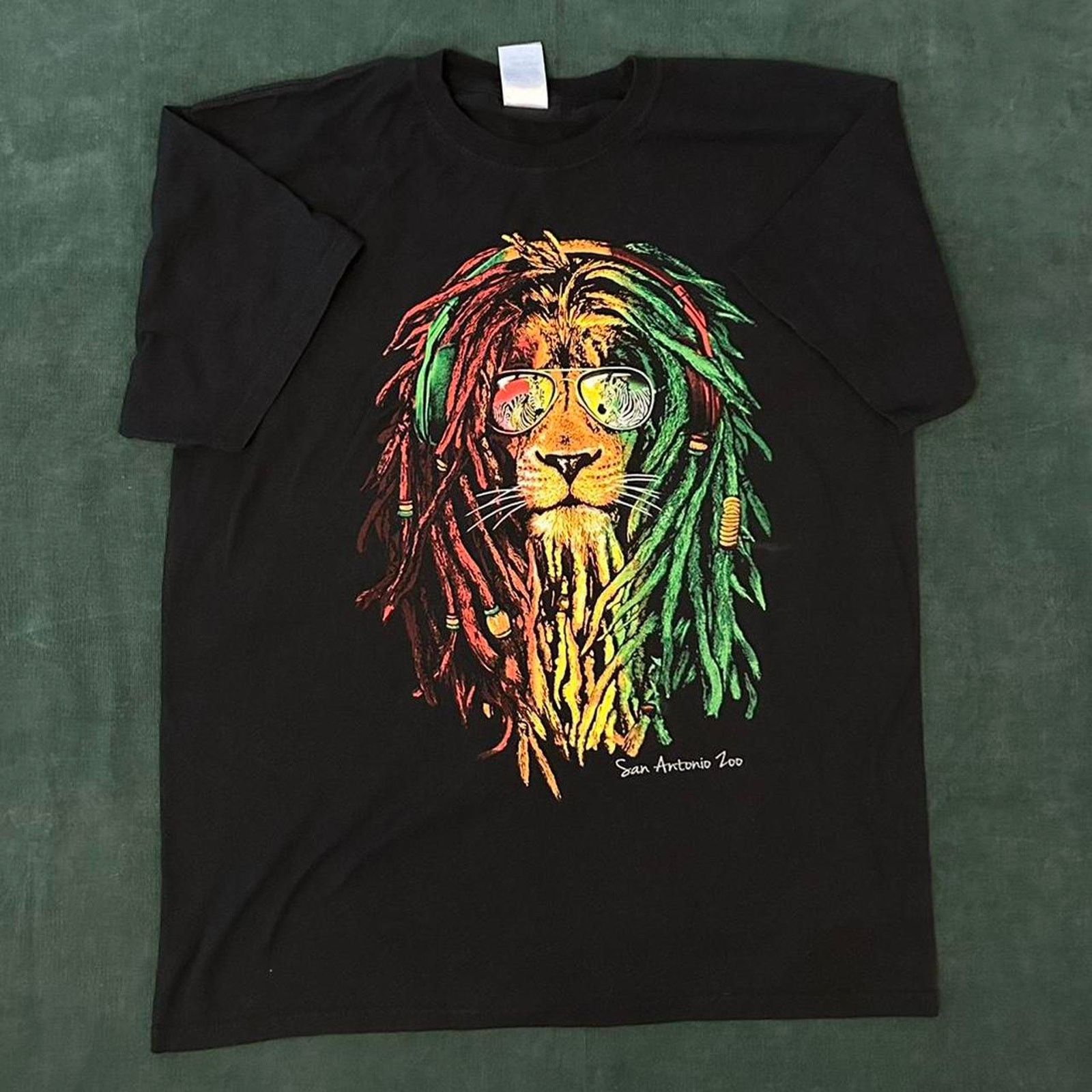 Other Y2k rastafari lion tee Size US XL / EU 56 / 4 - 1 Thumbnail