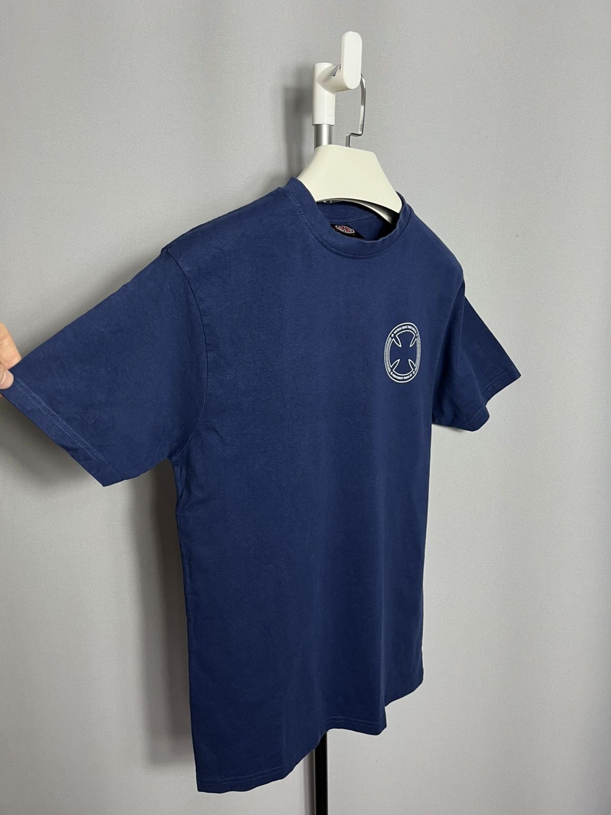 Independent Truck Co. INDEPENDENT FTS SKULL T-SHIRT Blue Cotton Mens Size US M / EU 48-50 / 2 - 6 Thumbnail