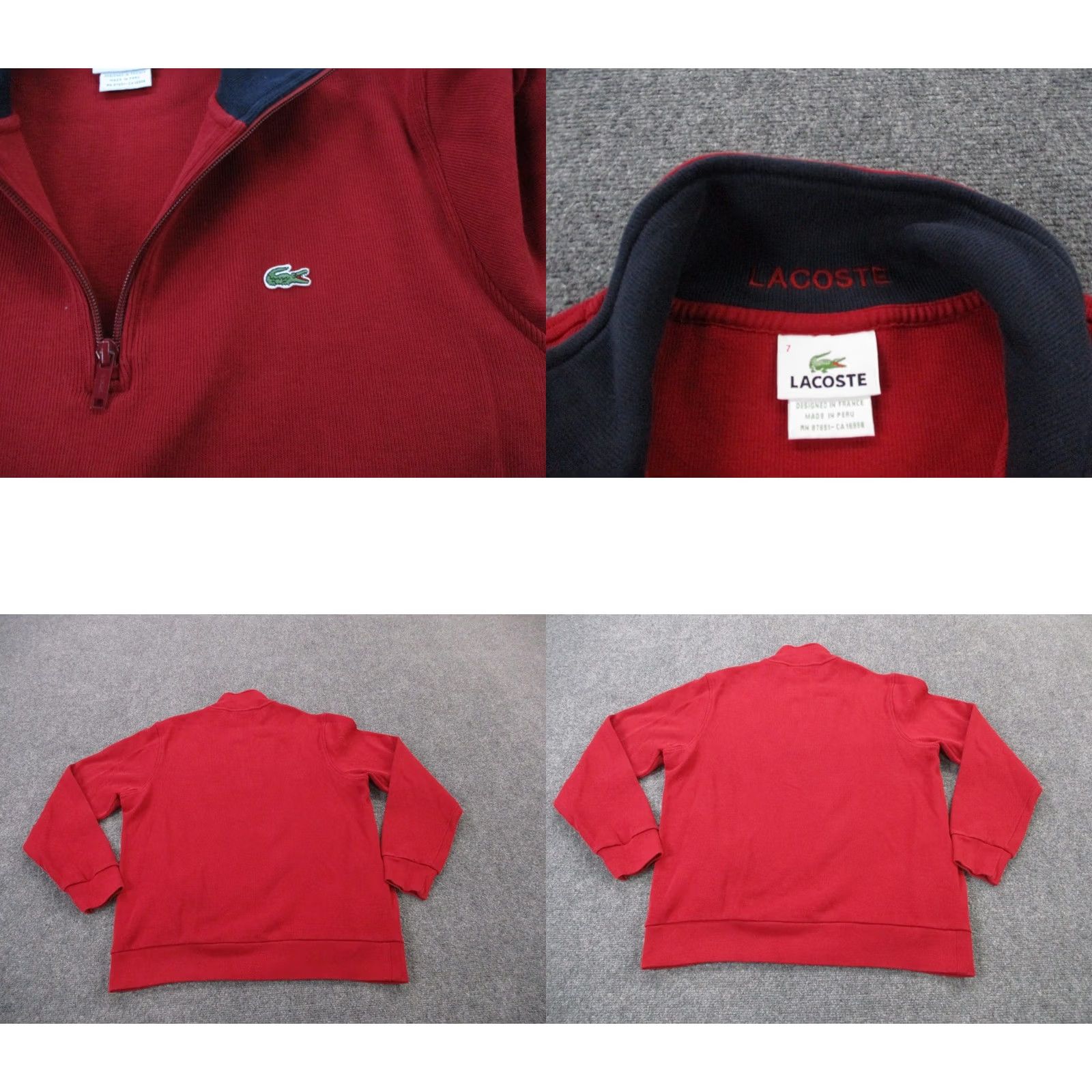 Lacoste Lacoste Sweater Men L Golf Pullover Zip Alligator Logo Casual Preppy Jumper Size US L / EU 52-54 / 3 - 8 Thumbnail