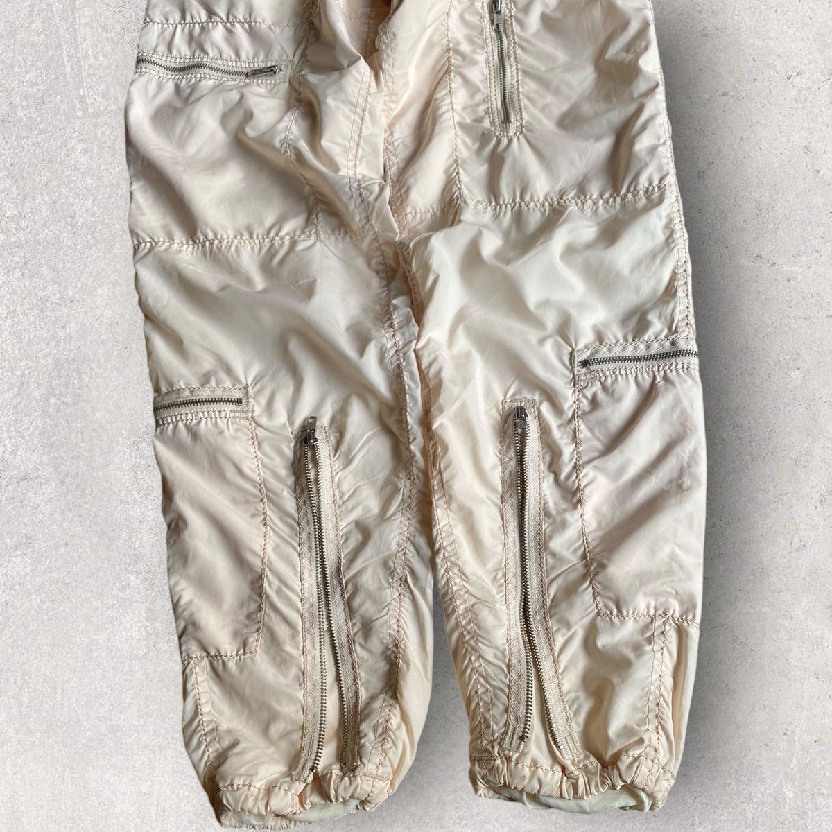 Issey Miyake Issey Miyake Pale Pink Nylon Parachute Pants Size US 32 / EU 48 - 3 Thumbnail