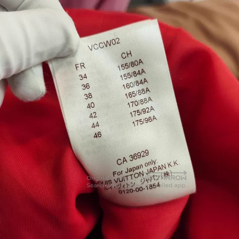Louis Vuitton Louis Vuitton Long coat with red single-breasted pockets c Size XXS / US 00 / IT 34 - 8 Thumbnail