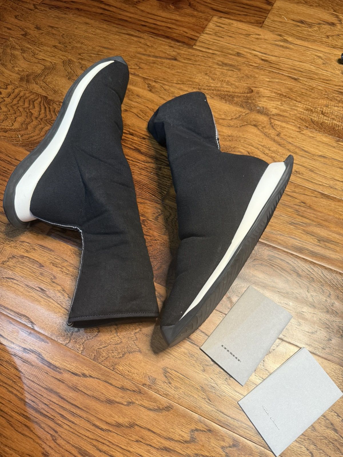 Rick Owens Drkshdw Rick Owens Runner Sock Shoe Size US 10 / EU 43 - 5 Thumbnail