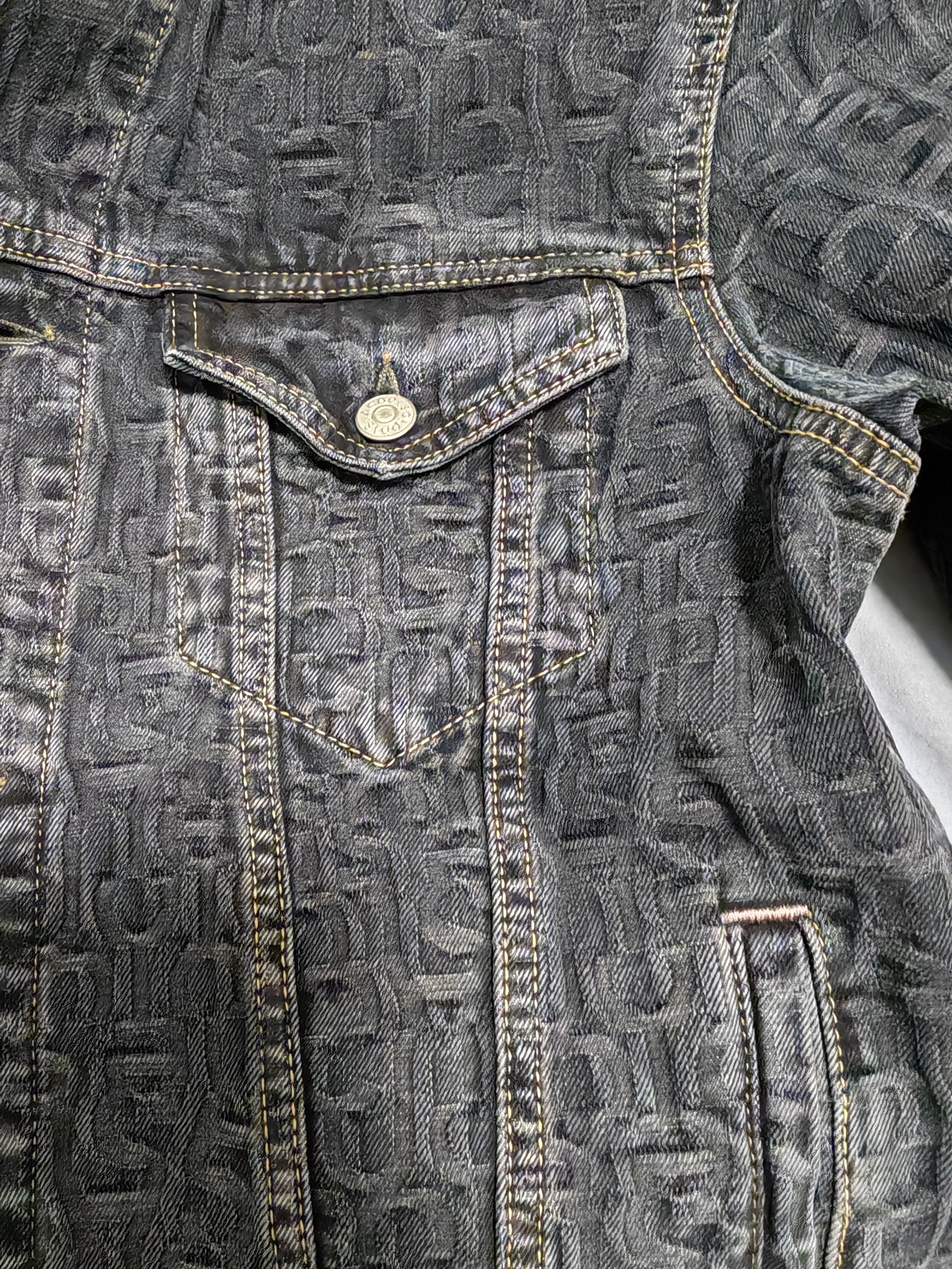 Acne Studios Rye Monogram Jacquard Denim Jacket Size US M / EU 48-50 / 2 - 7 Thumbnail