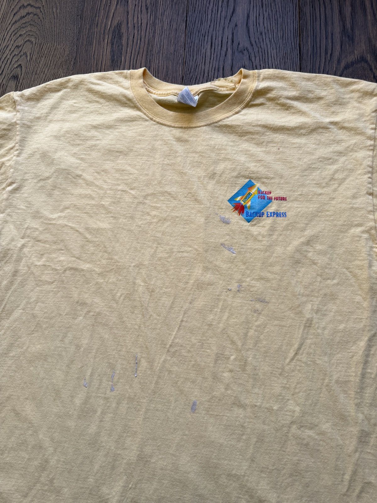Vintage Vintage Y2K Syncsoft Technology Backup Express Graphic Tee Size US XL / EU 56 / 4 - 4 Thumbnail