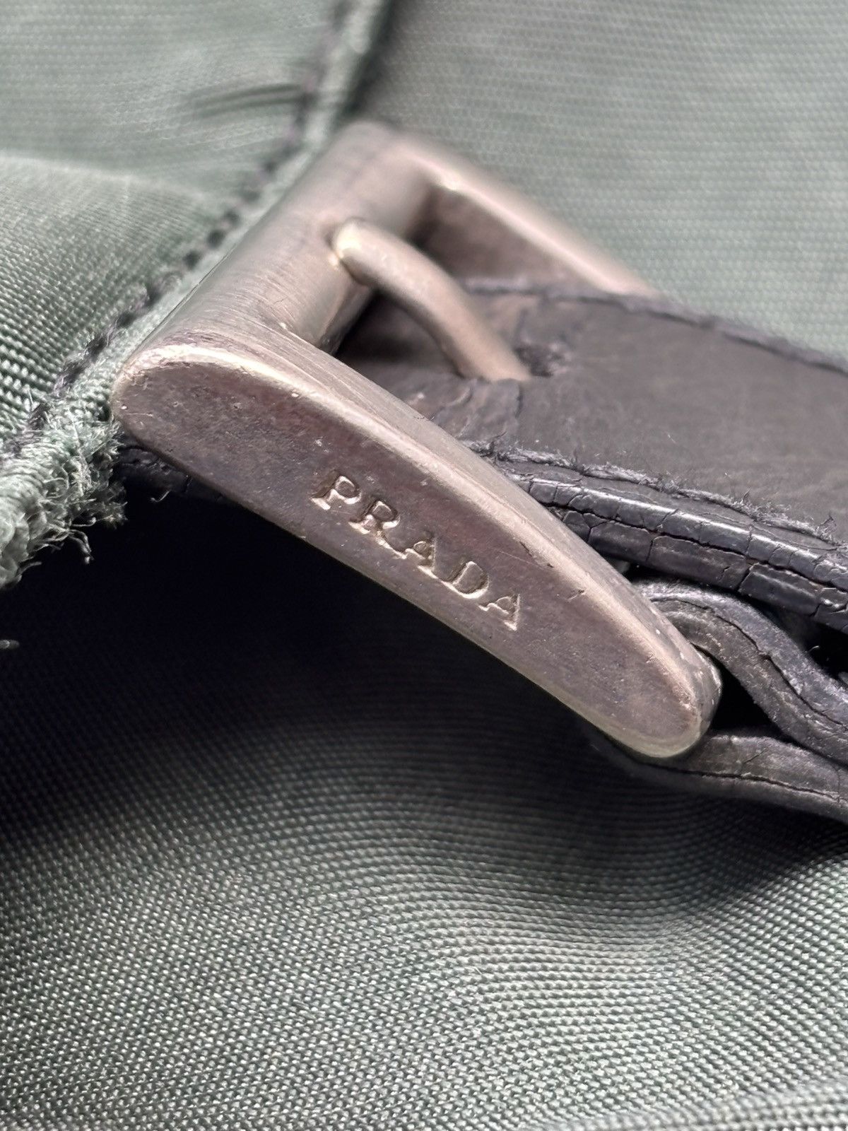 Prada Vintage Nylon Messenger Bag Size ONE SIZE - 8 Thumbnail