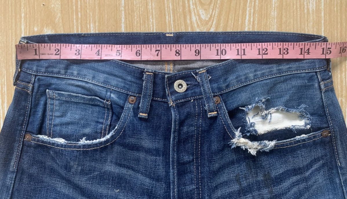 Levi's Distressed Levis Lot44501 WW2 Repro Selvedge Made In Japan Size US 30 / EU 46 - 25 Thumbnail