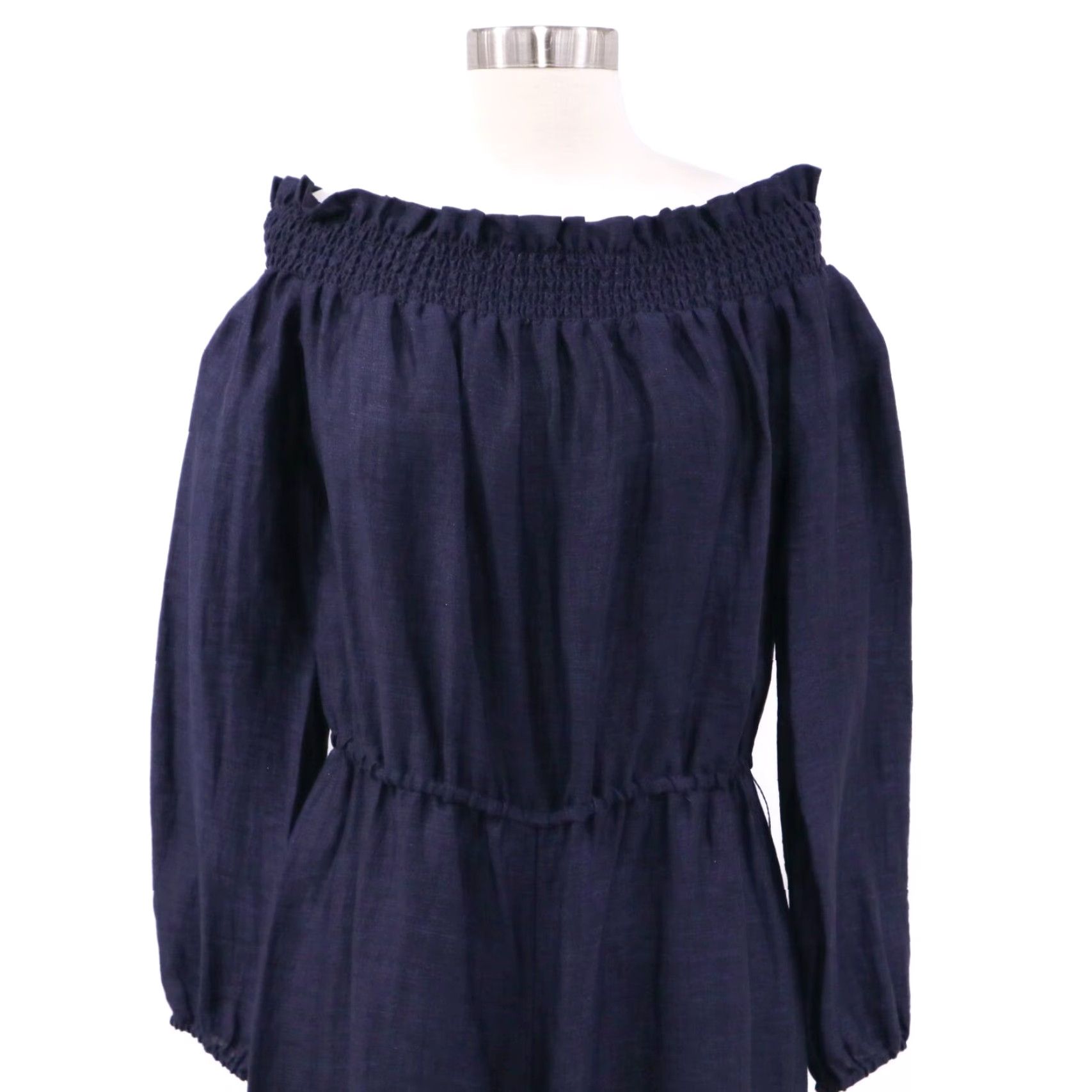 house of cb blue lace dress Intermix High-Low Midi Dress Nessa Blue Floral Print Silk Size 8 Short Sleeve