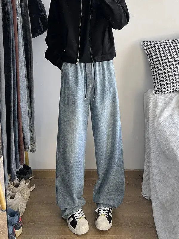 Japanese Brand Retro loose slightly flared wide leg jeans Size US 32 / EU 48 - 1 Thumbnail