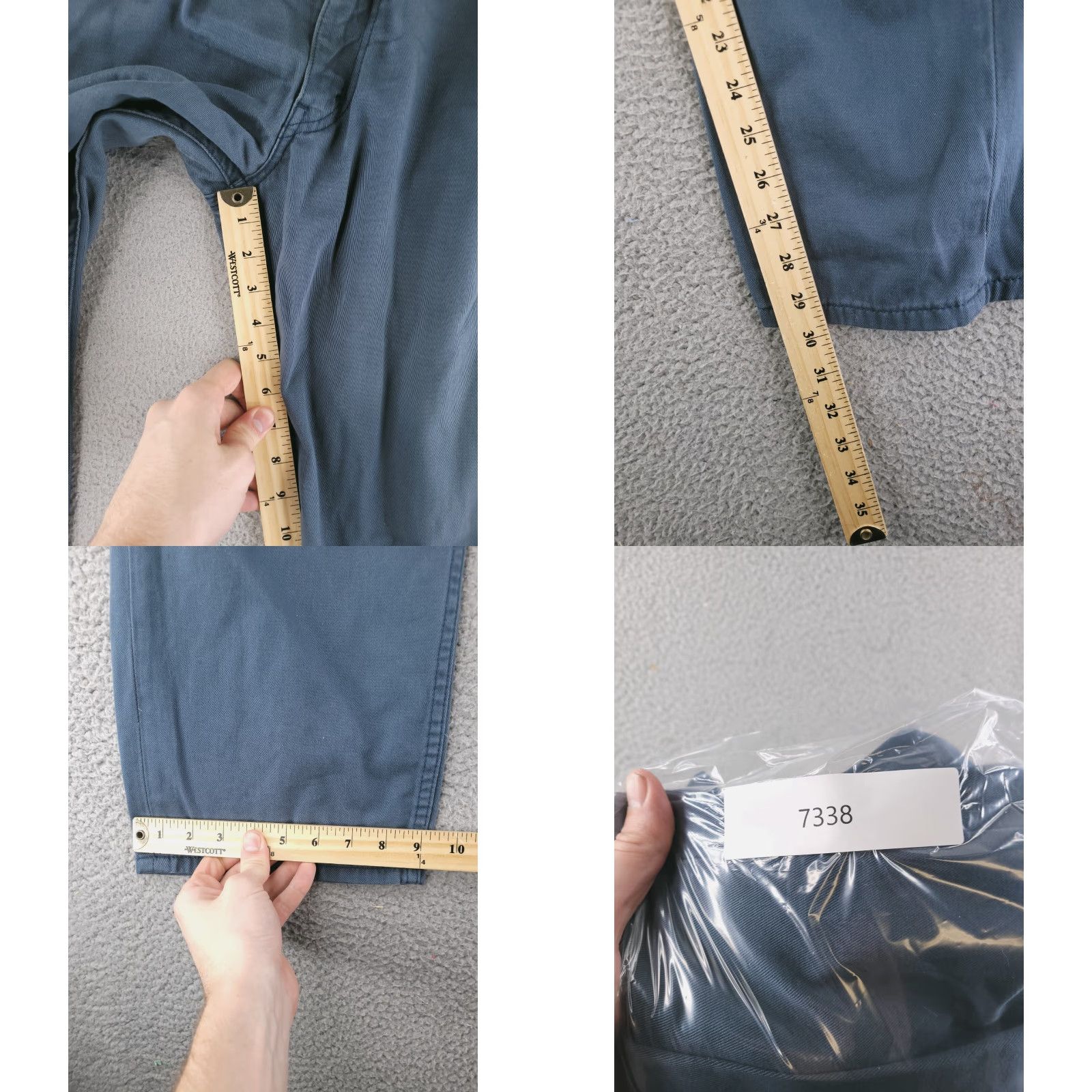 Levi's Levis Jeans Mens 40x30 Blue Straight Distressed 514 Khaki Chino Size US 40 / EU 56 - 9 Thumbnail