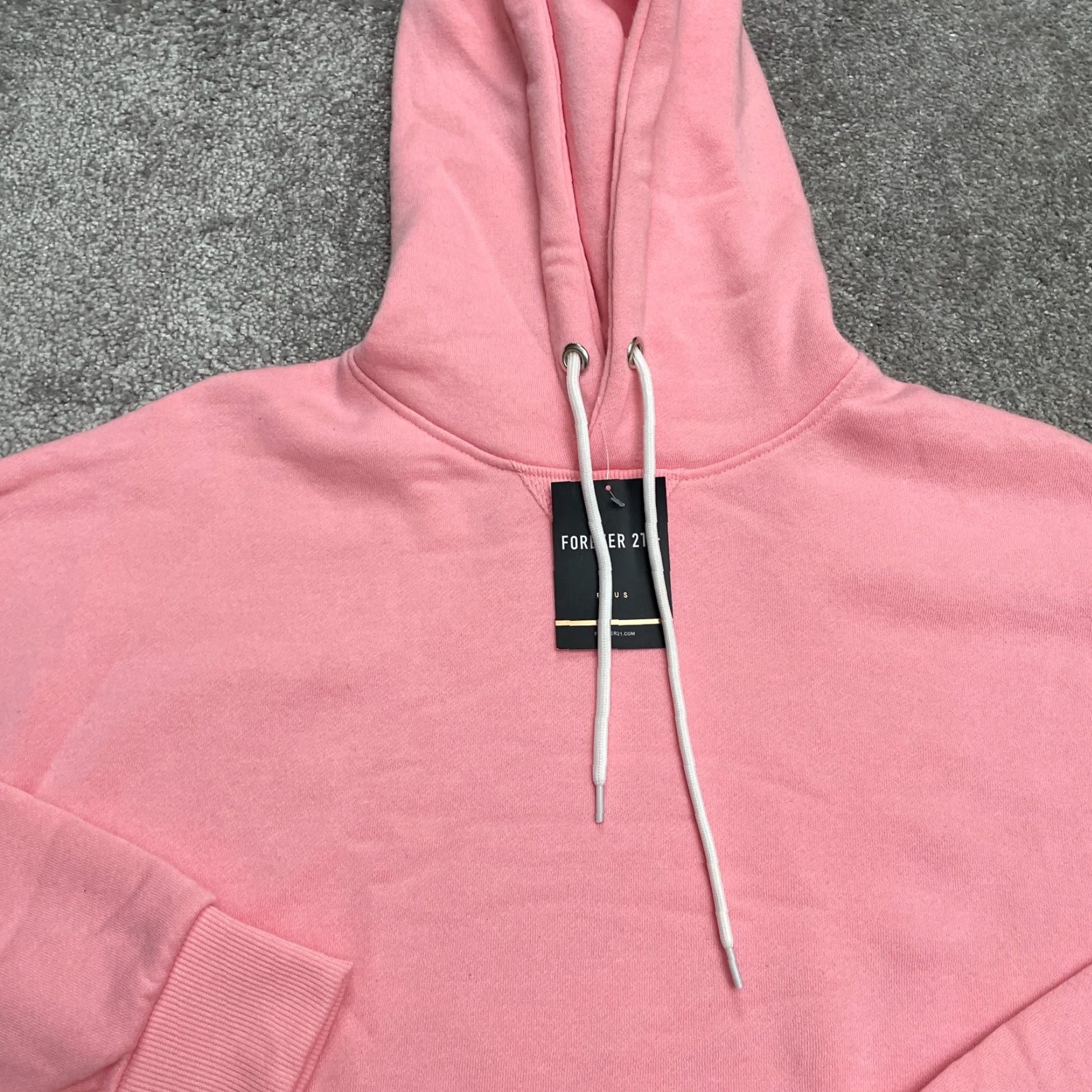 Forever 21 FOREVER 21 + Athletic Pullover Hoodie Sweatshirt Women 0X Pink Fleece Casual NWD Size XL / US 12-14 / IT 48-50 - 3 Thumbnail