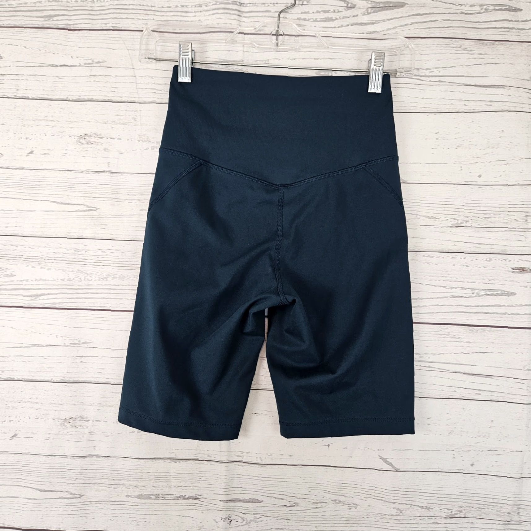Girlfriend Collective Girlfriend Collective Womens Shorts XS Solid Teal High Rise Biker Activewear Size 26" / US 2 / IT 38 - 2 Thumbnail