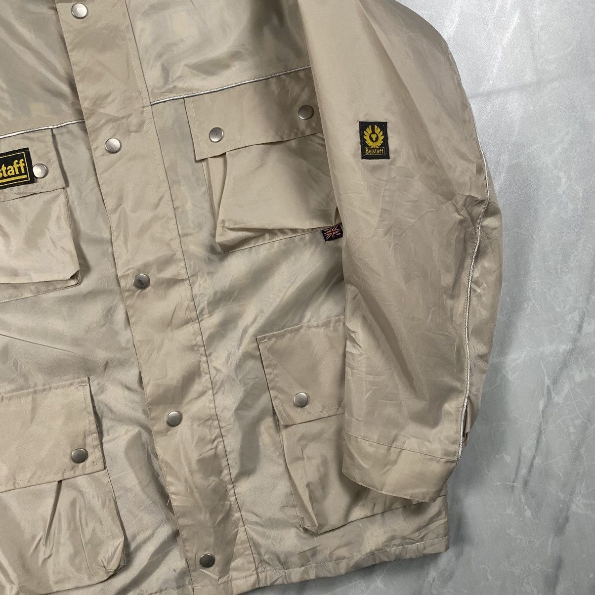 Belstaff Vintage Belstaff Light Army Jacket Size US XL / EU 56 / 4 - 3 Thumbnail