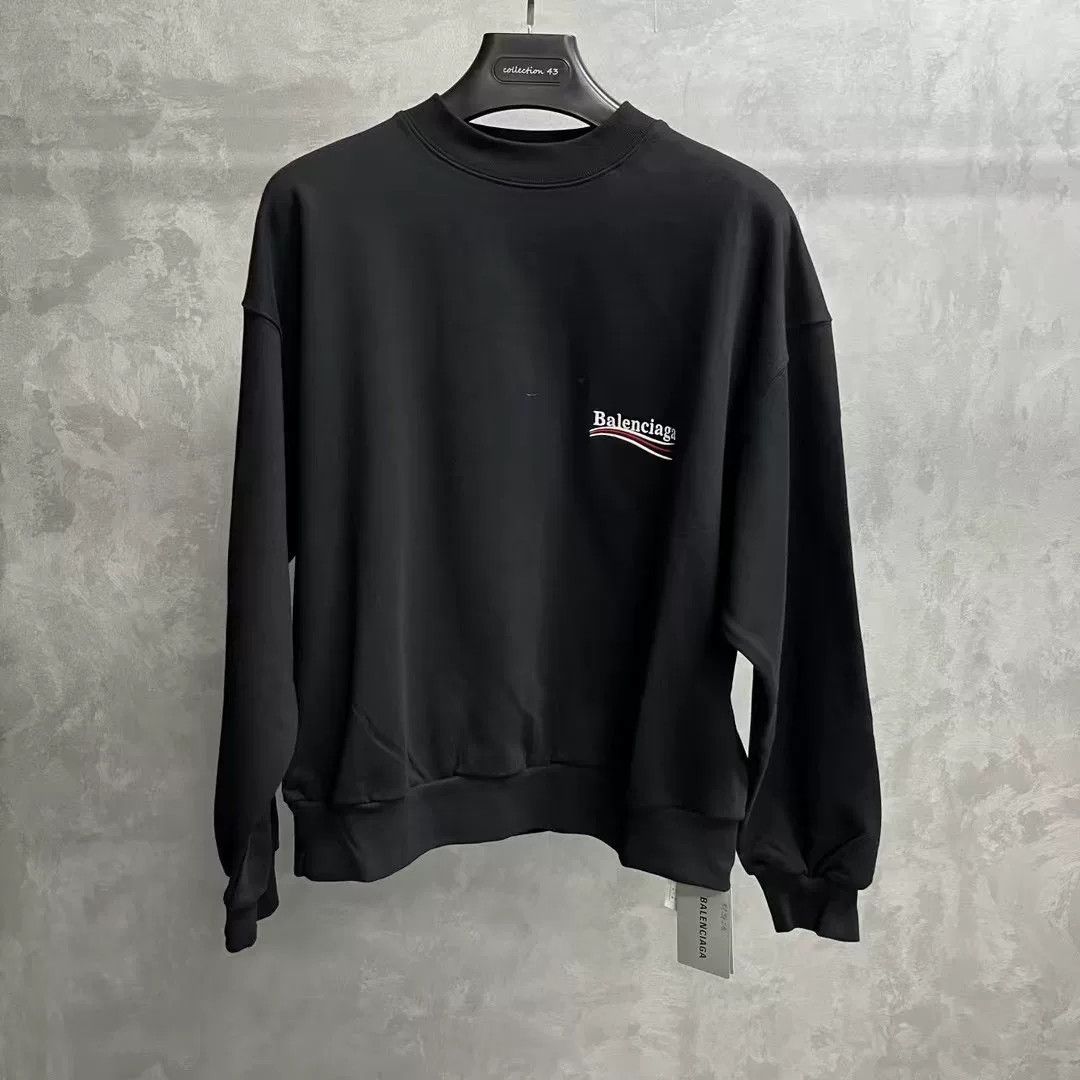 Balenciaga Balenciaga Retro Embroidered Black Hoodie xs Men Size US XS / EU 42 / 0 - 1 Thumbnail