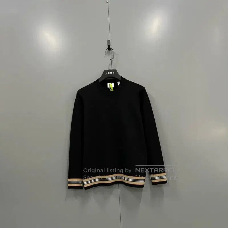 Burberry Burberry Black Wool Long Sleeve Sweater. Size XL / US 12-14 / IT 48-50 - 1 Thumbnail