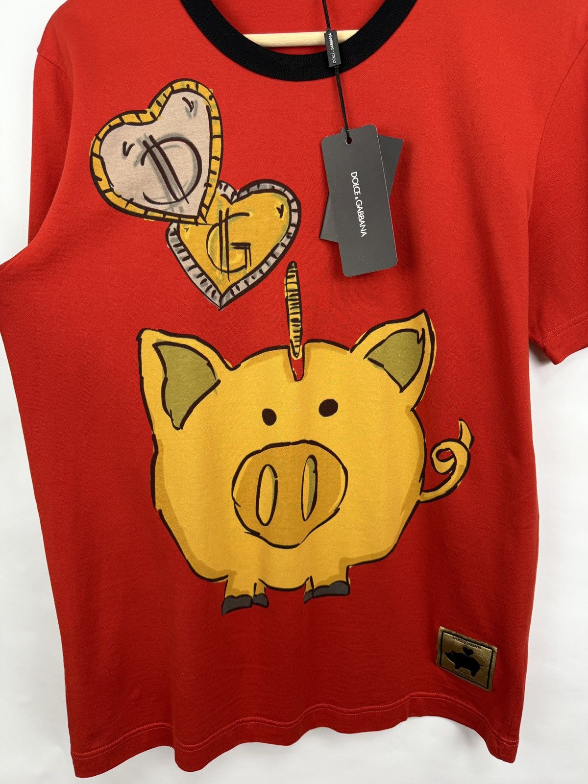 Dolce & Gabbana 🇮🇹 Dolce & Gabbana Chinese New Year Pig T-Shirt Made in Italy Size US M / EU 48-50 / 2 - 7 Thumbnail