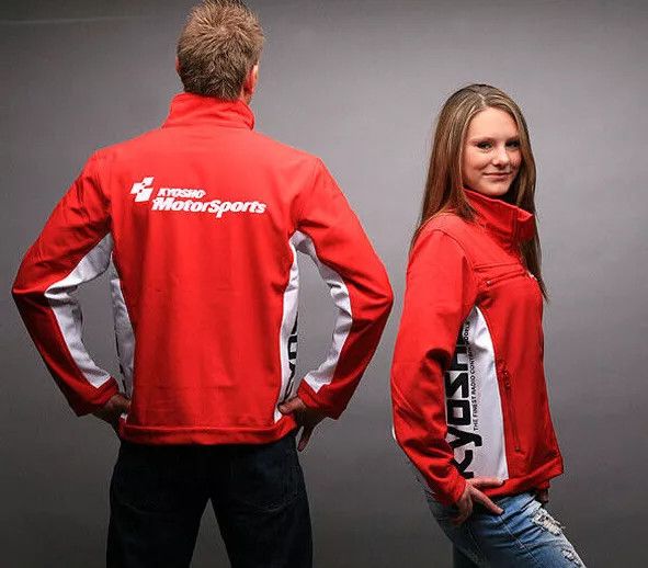 Vintage Vintage 90s Racing Team Softshell Kyosho Motorsport Jacket Size US S / EU 44-46 / 1 - 6 Thumbnail