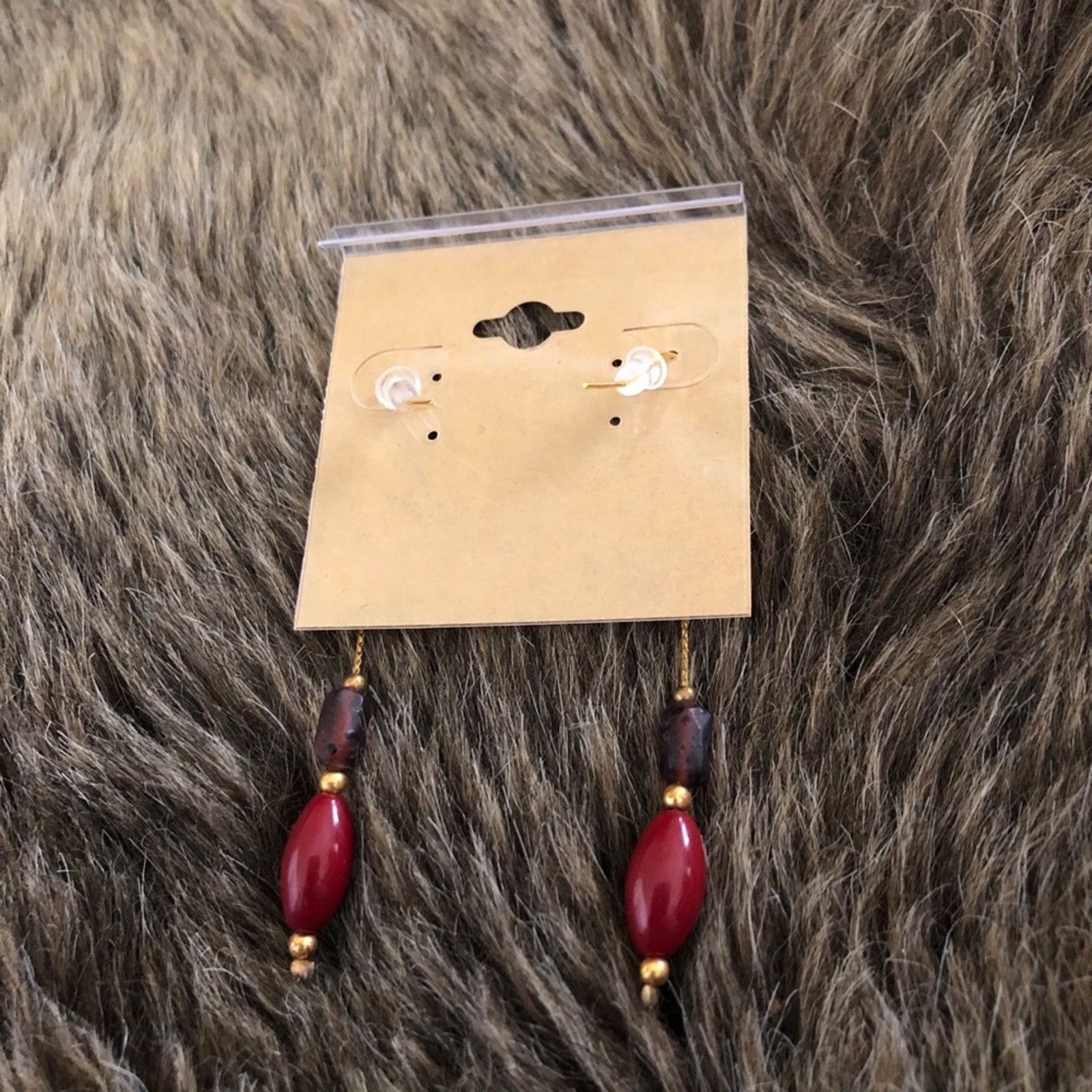 Vintage Vintage repurpose beaded chain dangle earrings Size ONE SIZE - 5 Thumbnail