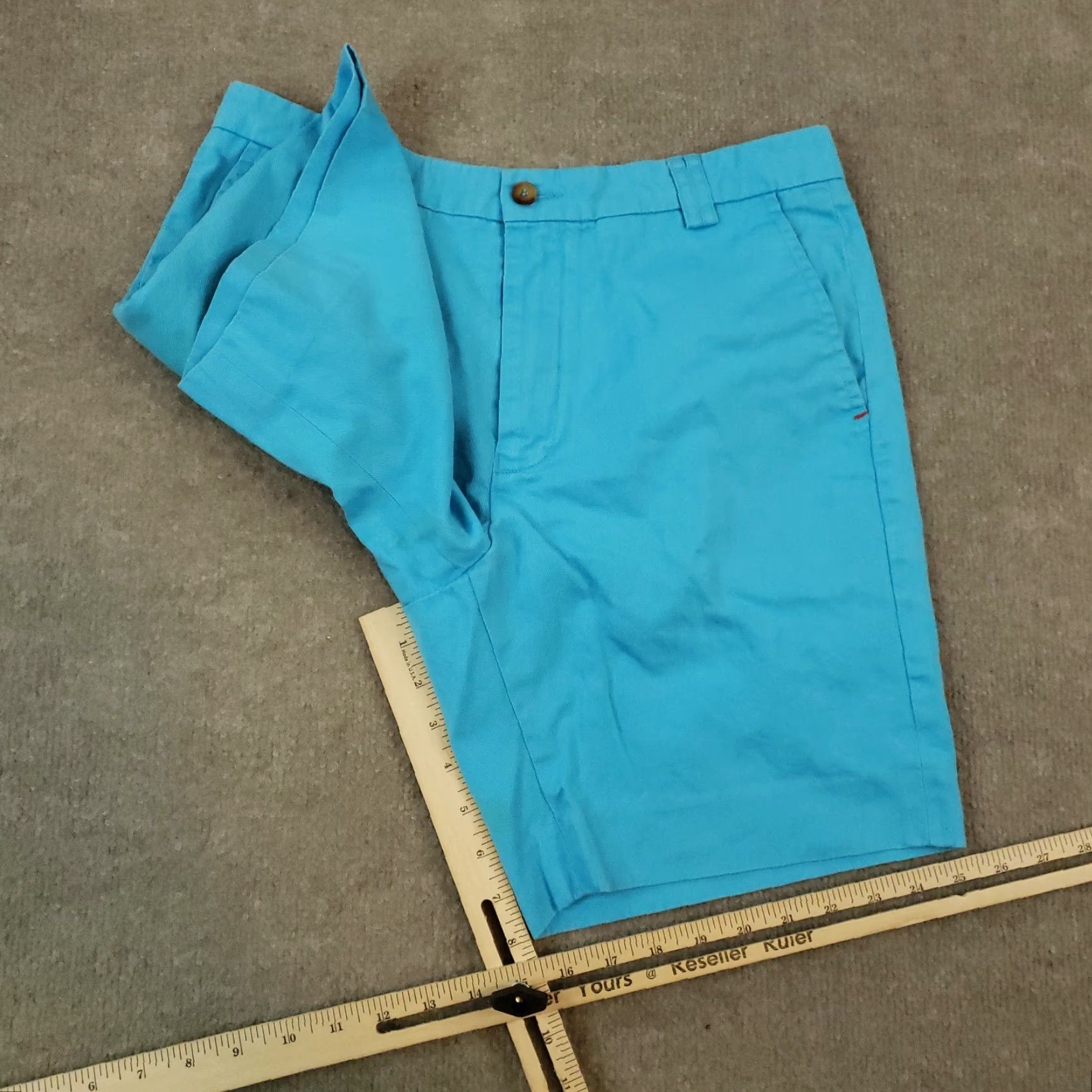 Tommy Bahama Tommy Bahama Mens Chino Shorts Blue 30 Waist Flat Front Casual Pockets Stretch Outdoor Golf Size US 30 / EU 46 - 2 Thumbnail