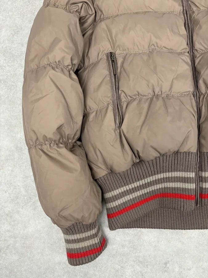 Just Cavalli AW2007 Cavalli Beige Nylon Quilted Fur-Trimmed Bomber Jacket Size M / US 6-8 / IT 42-44 - 8 Thumbnail
